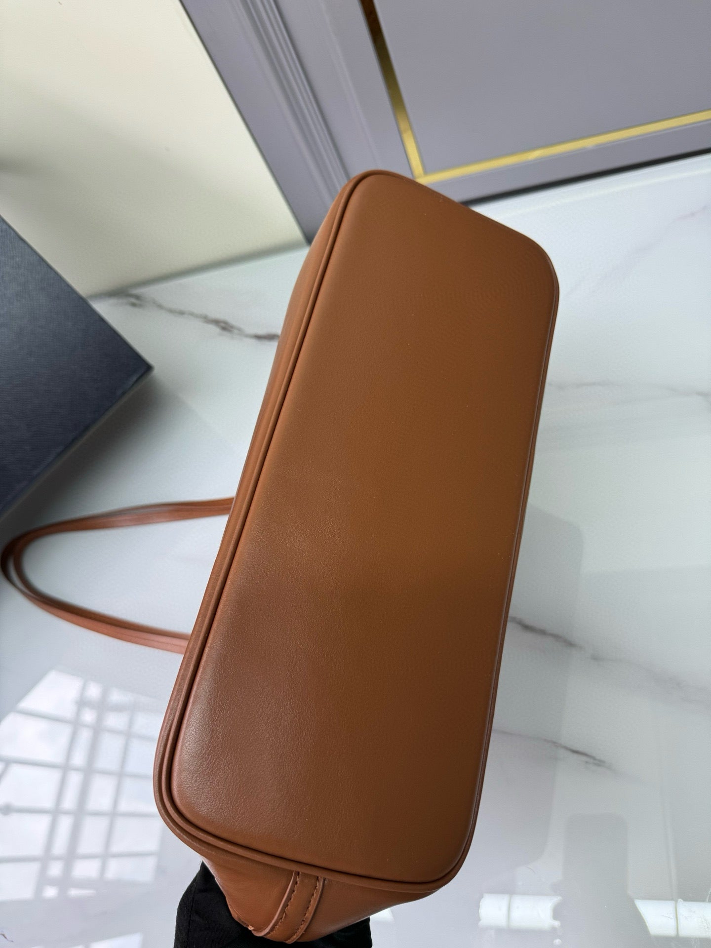 Prada Perforated Leather Tote Bag