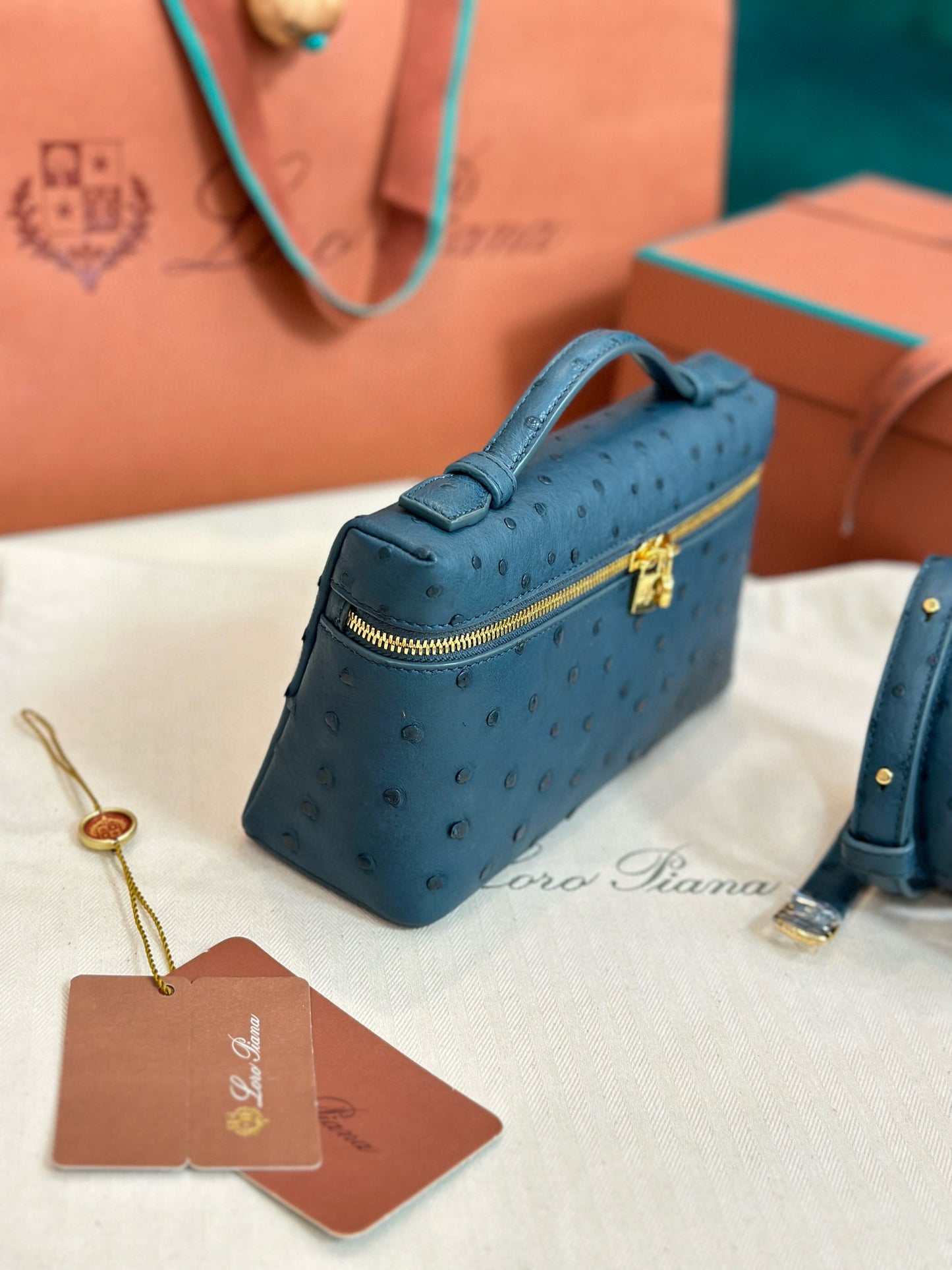 Loro Piana Extra Pocket L19 Ostrich