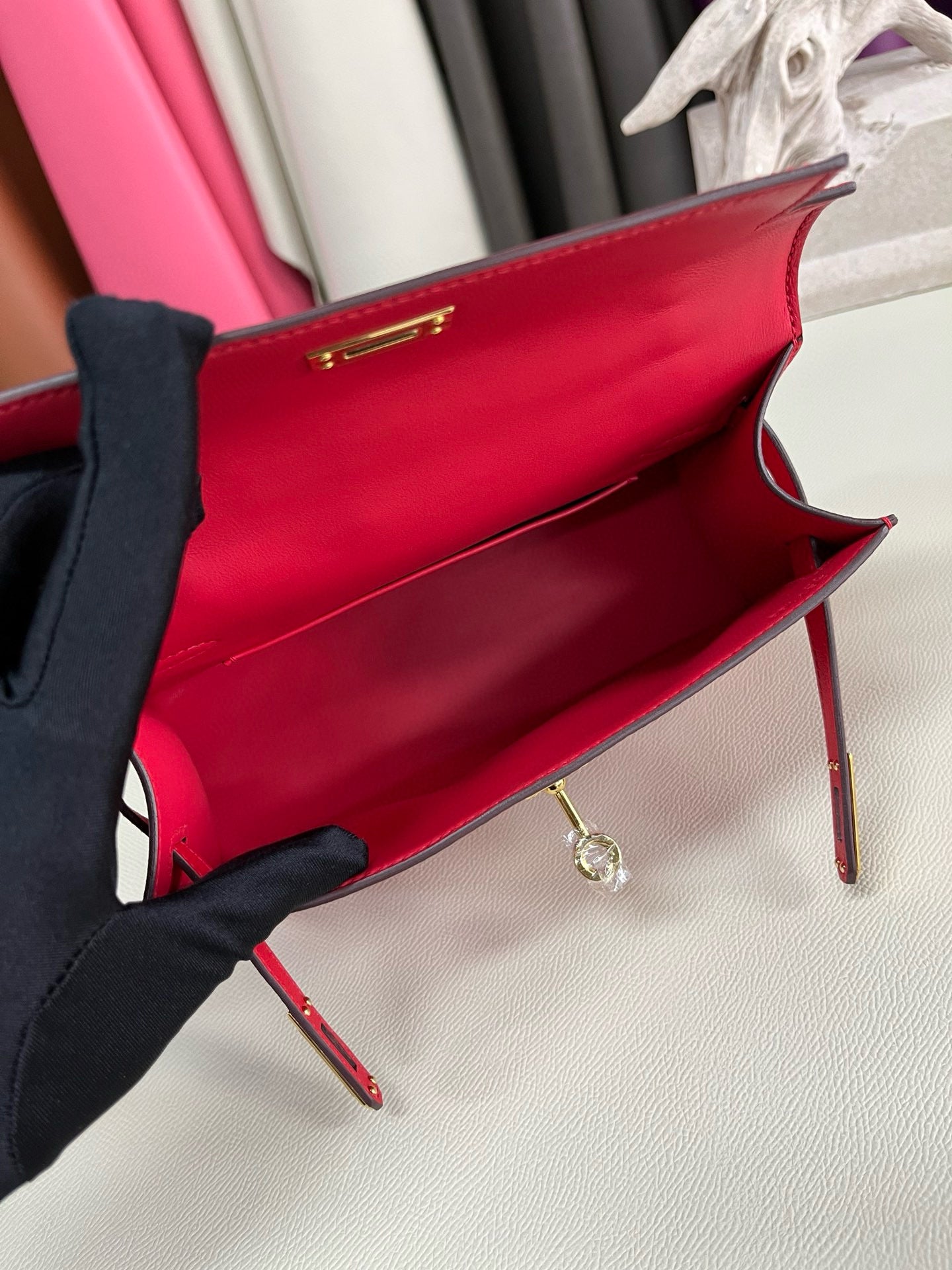 Hermes Kelly Pochette Swift