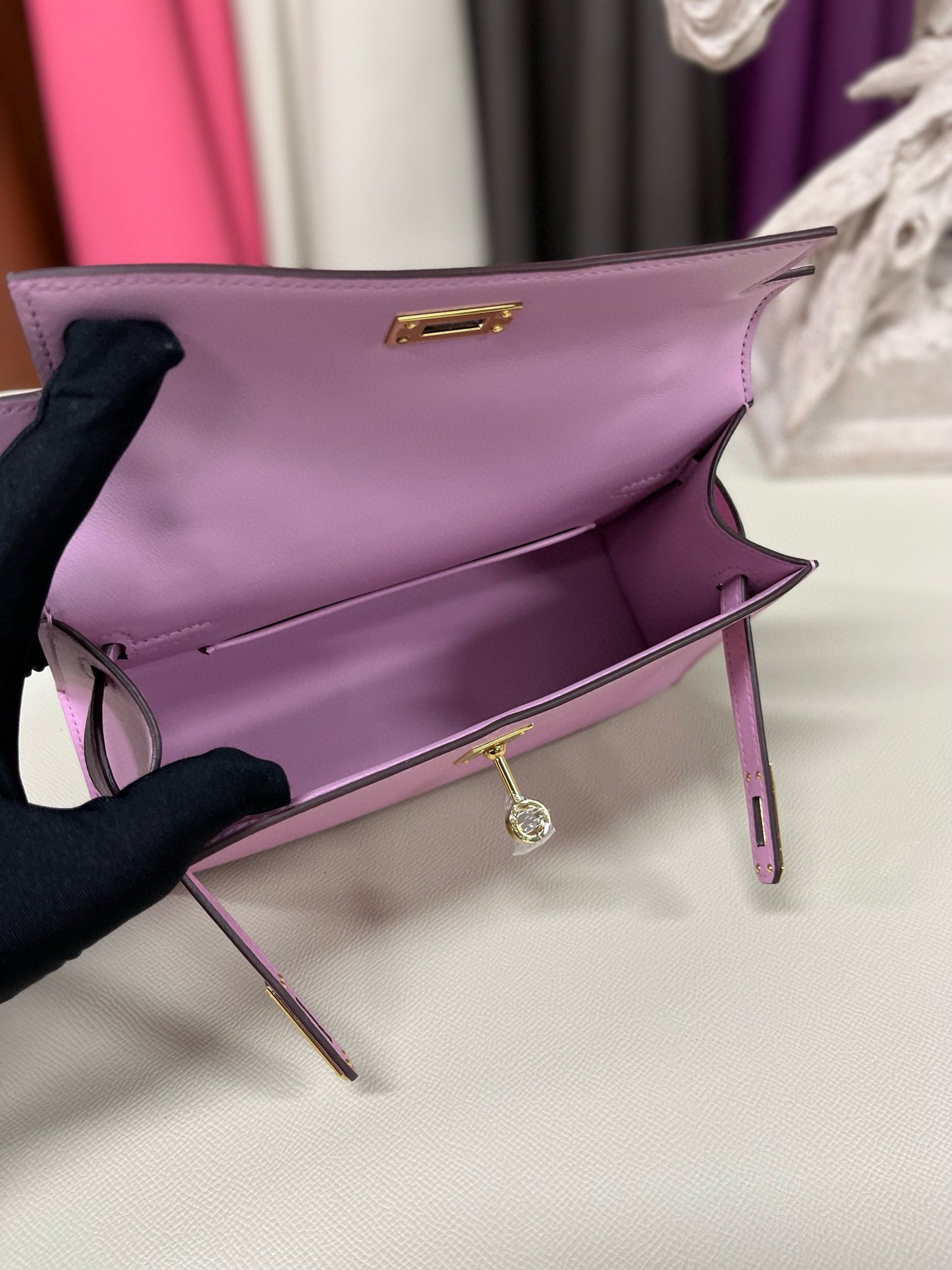 Hermes Kelly Pochette Swift