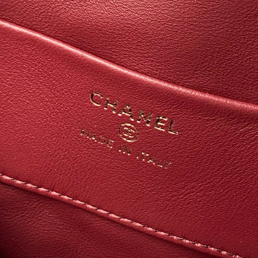 Clutch With Leather Strap