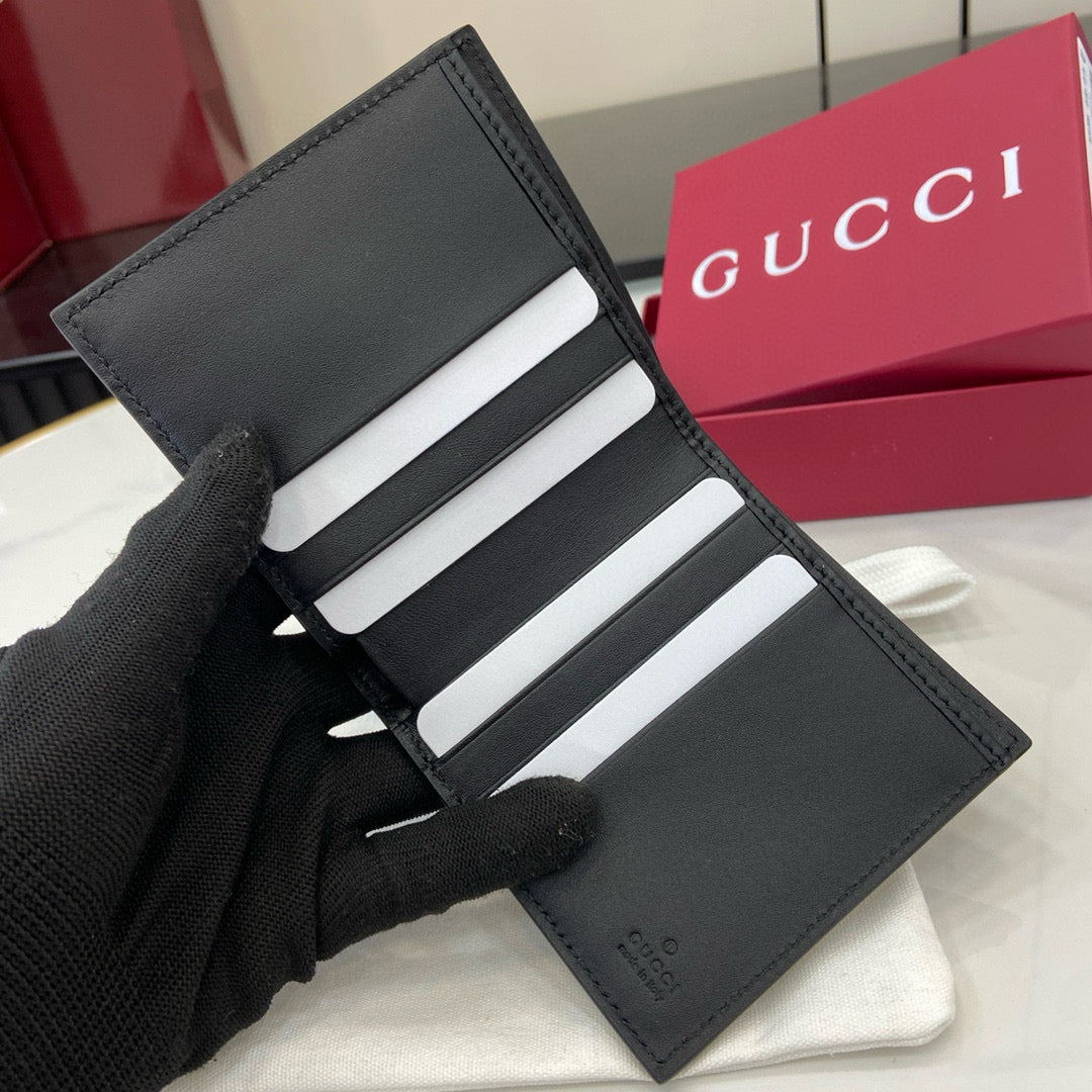 Gucci Gg Emblem Bi-Fold Wallet