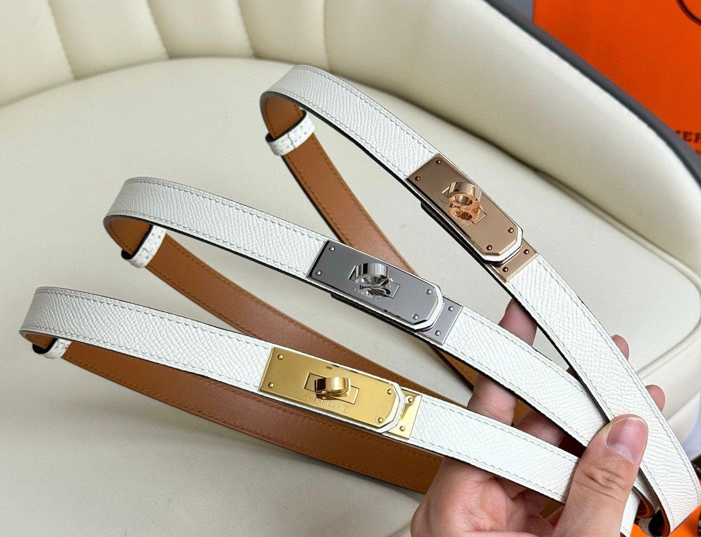 Hrms Suede shoes-kelly belt