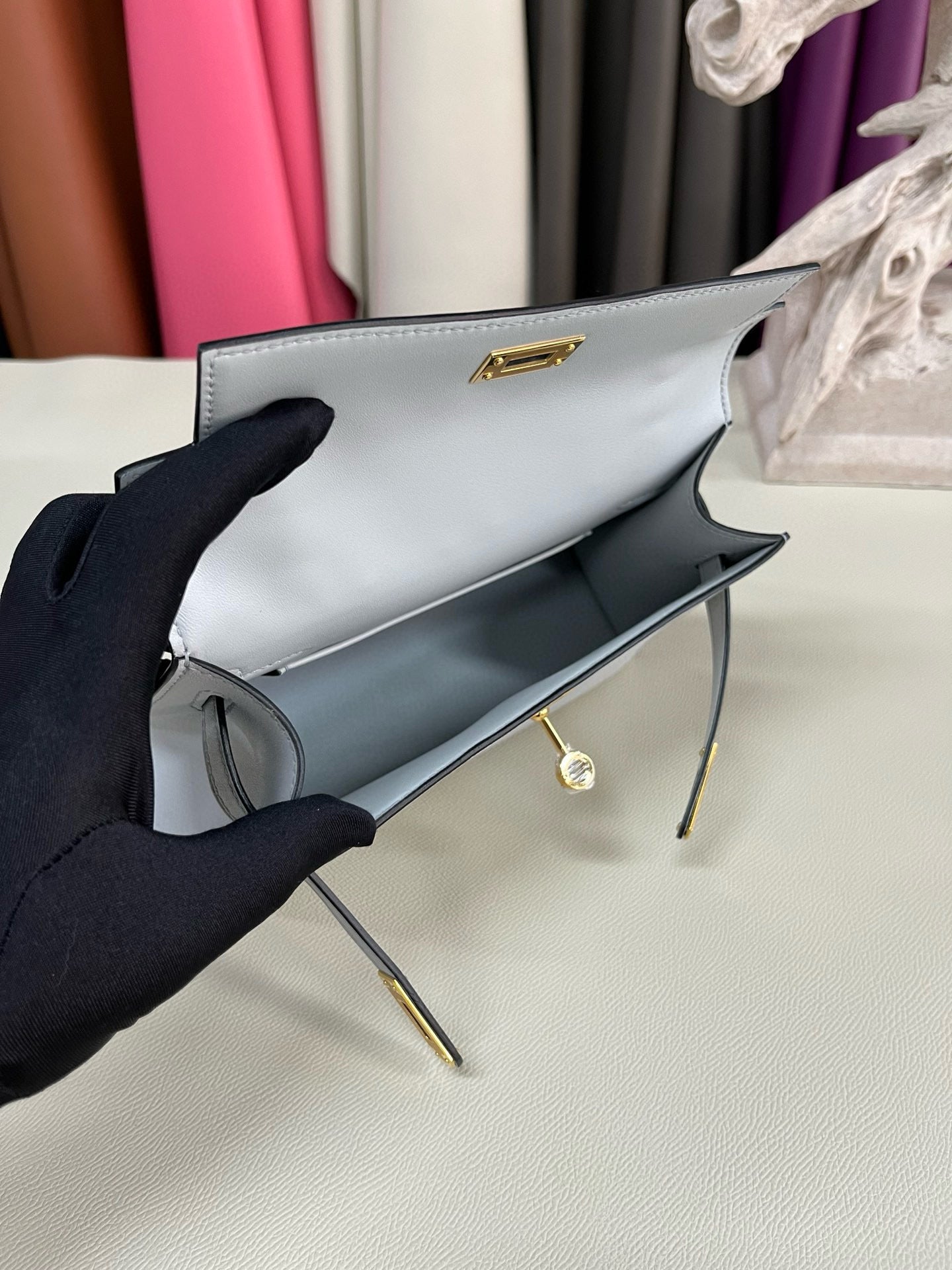Hermes Kelly Pochette Swift