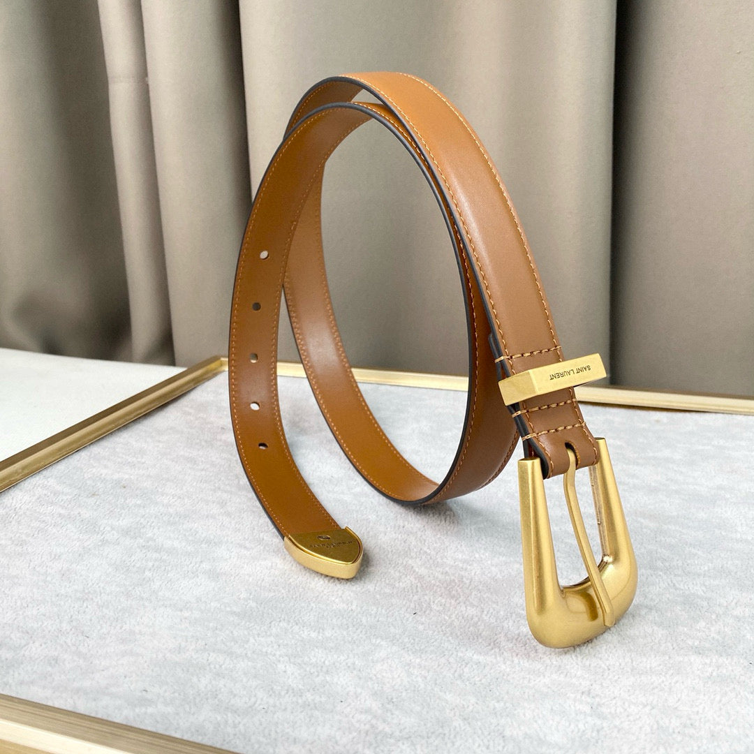 Yves Saint Laurent Folk Buckle Belt