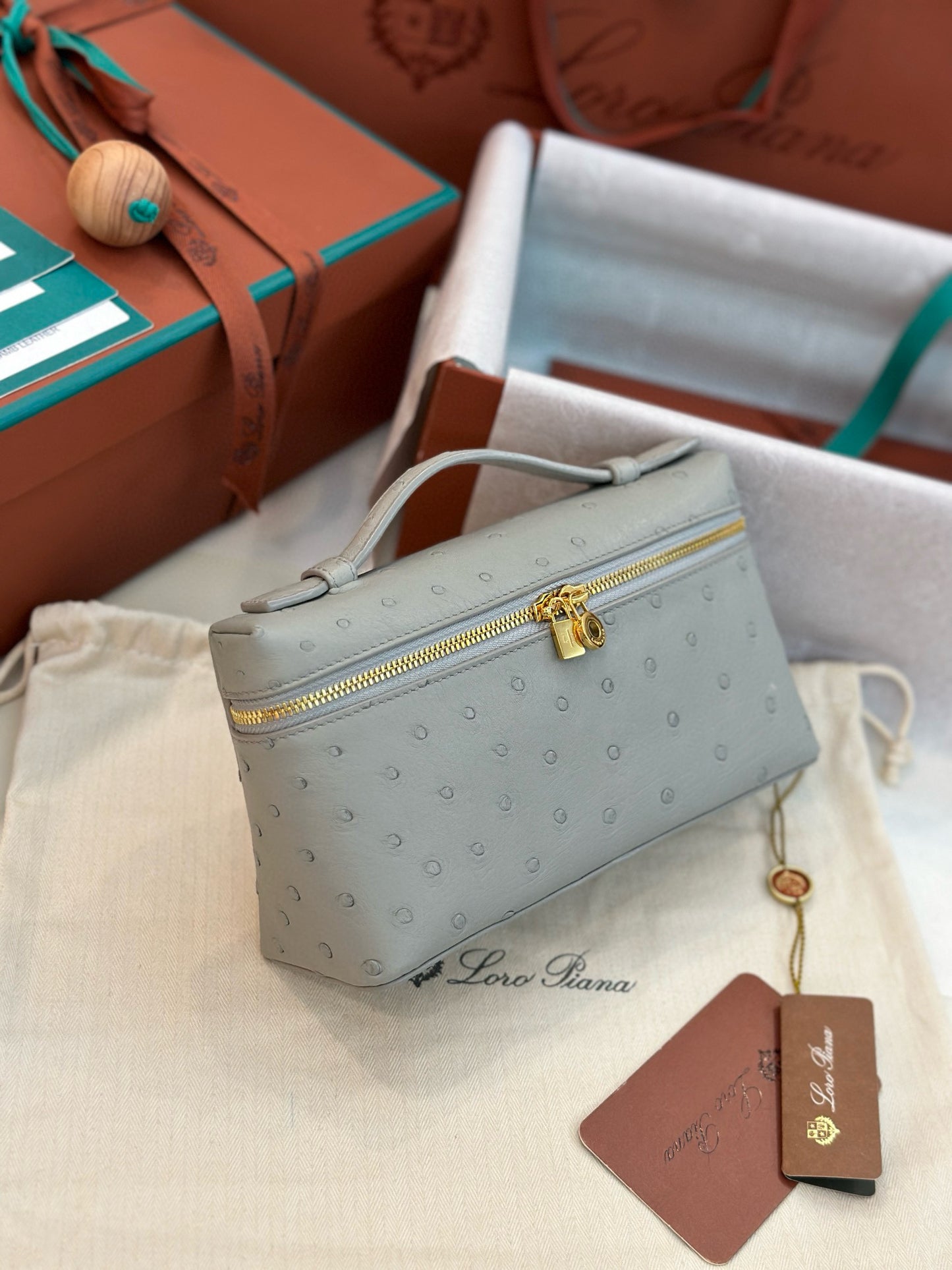 Loro Piana Extra Pocket L19 Ostrich