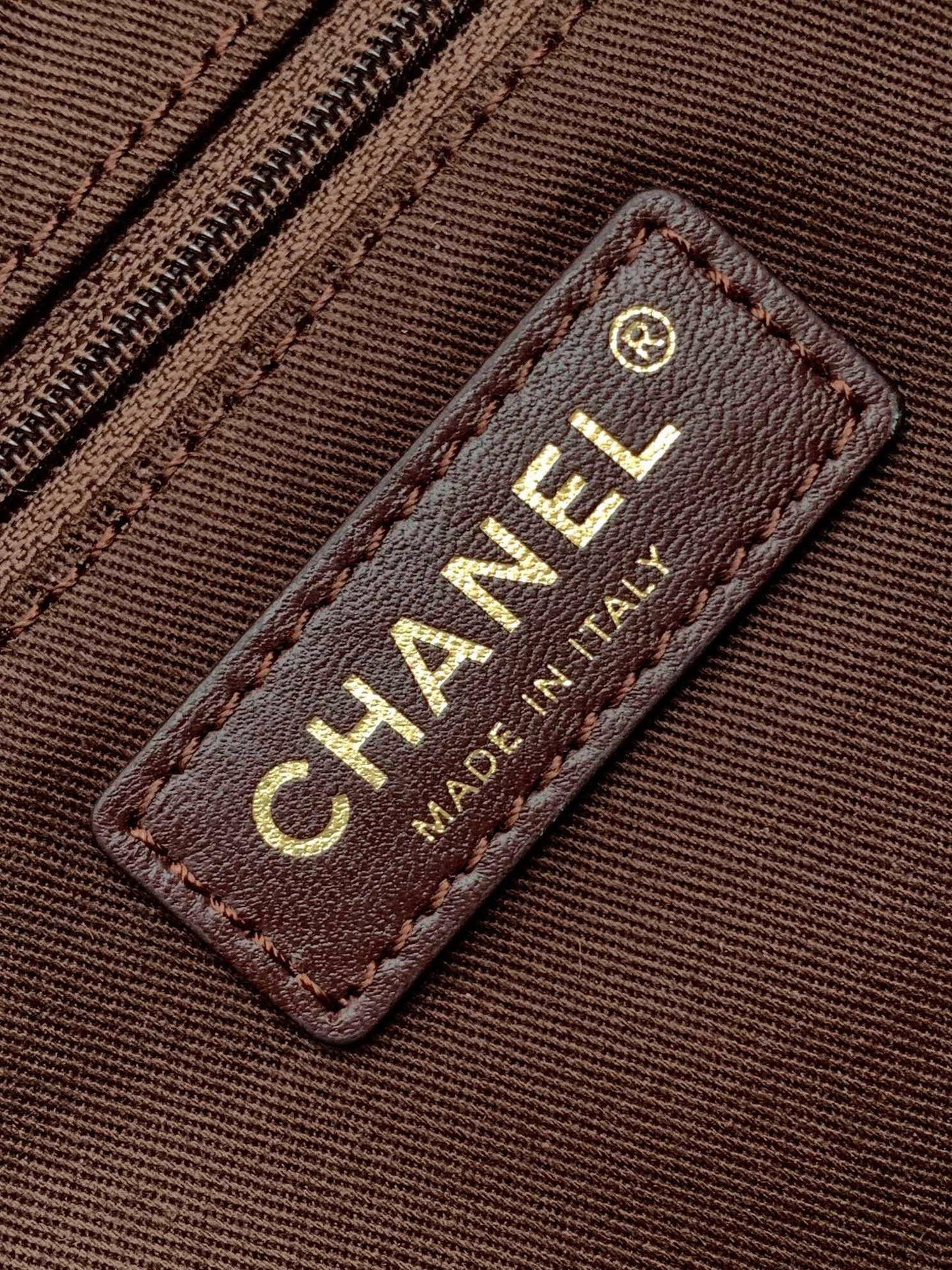 Chanel Vintage Suede Leather