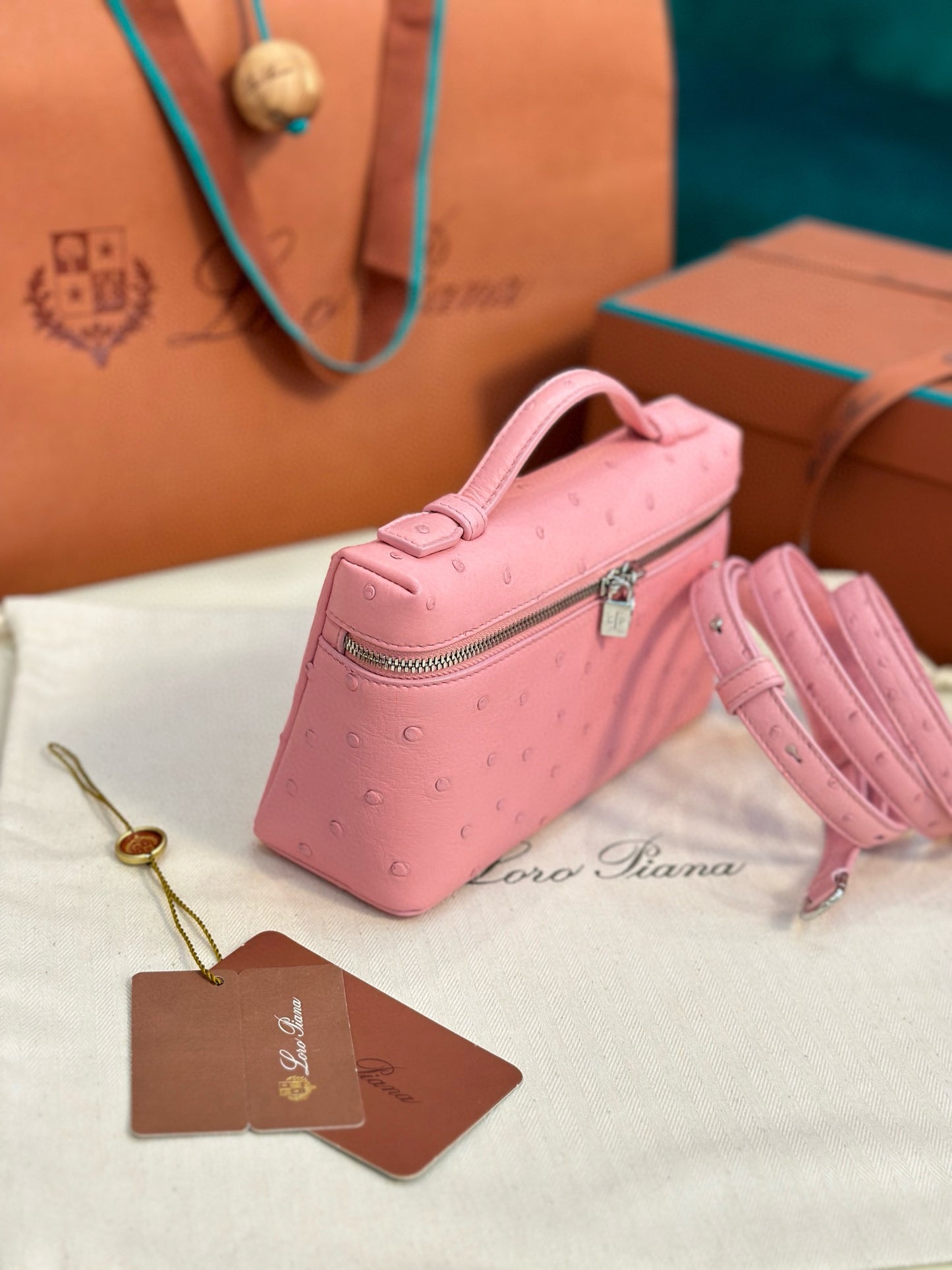 Loro Piana Extra Pocket L19 Ostrich