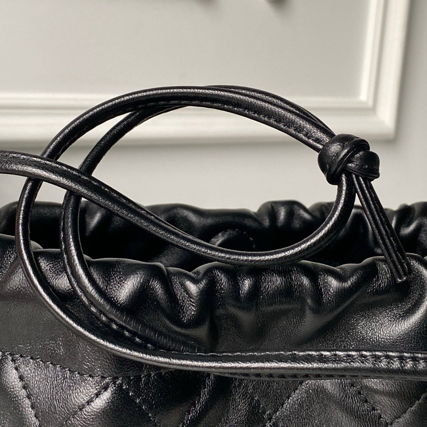 Clutch With Leather Strap