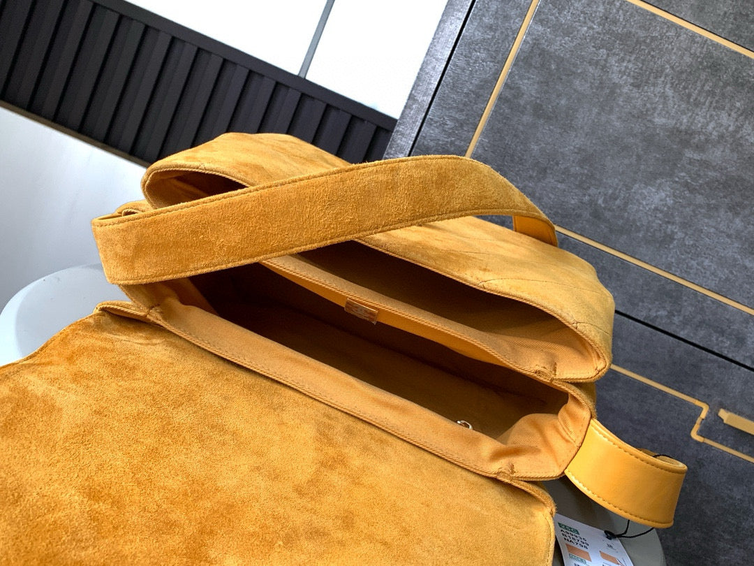 Chanel Vintage Suede Leather