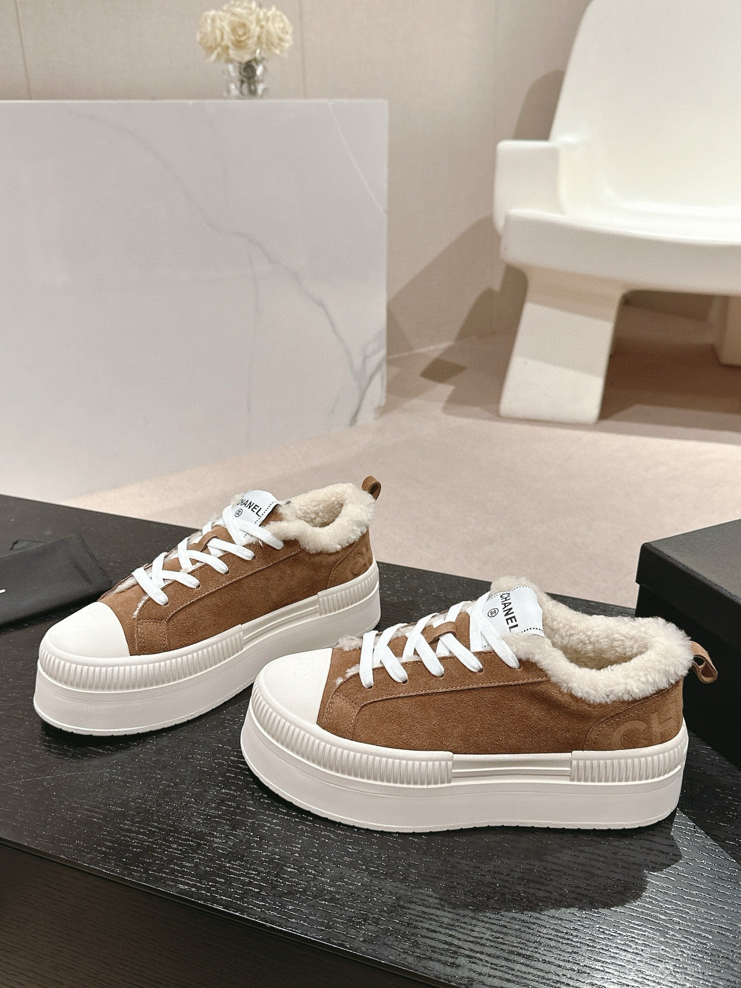 Chanel Sneaker Fur