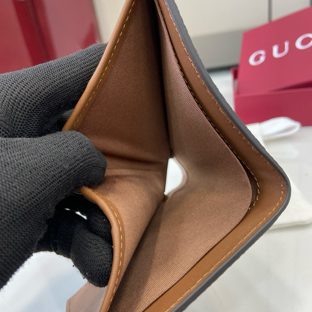 Gucci Gg Emblem Bi-Fold Wallet