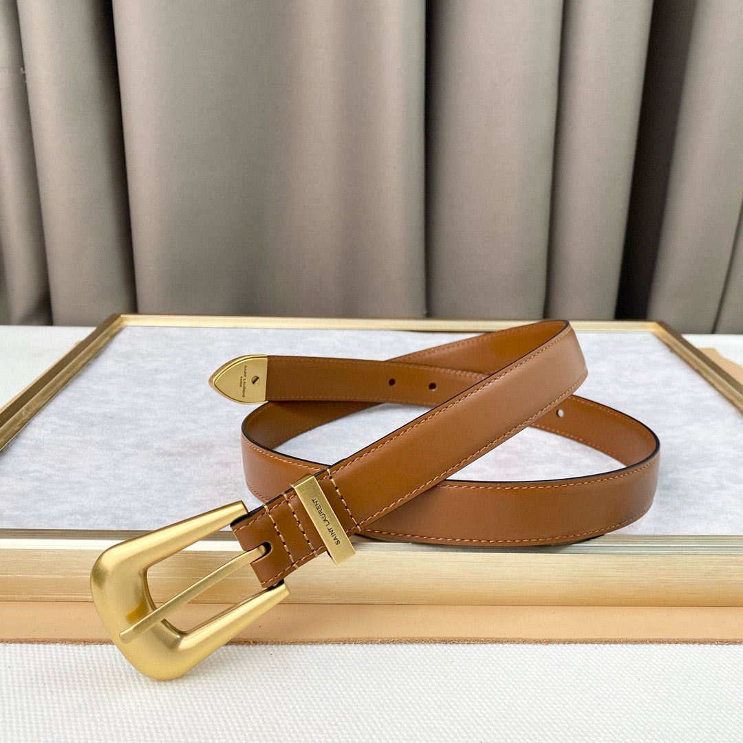 Yves Saint Laurent Folk Buckle Belt