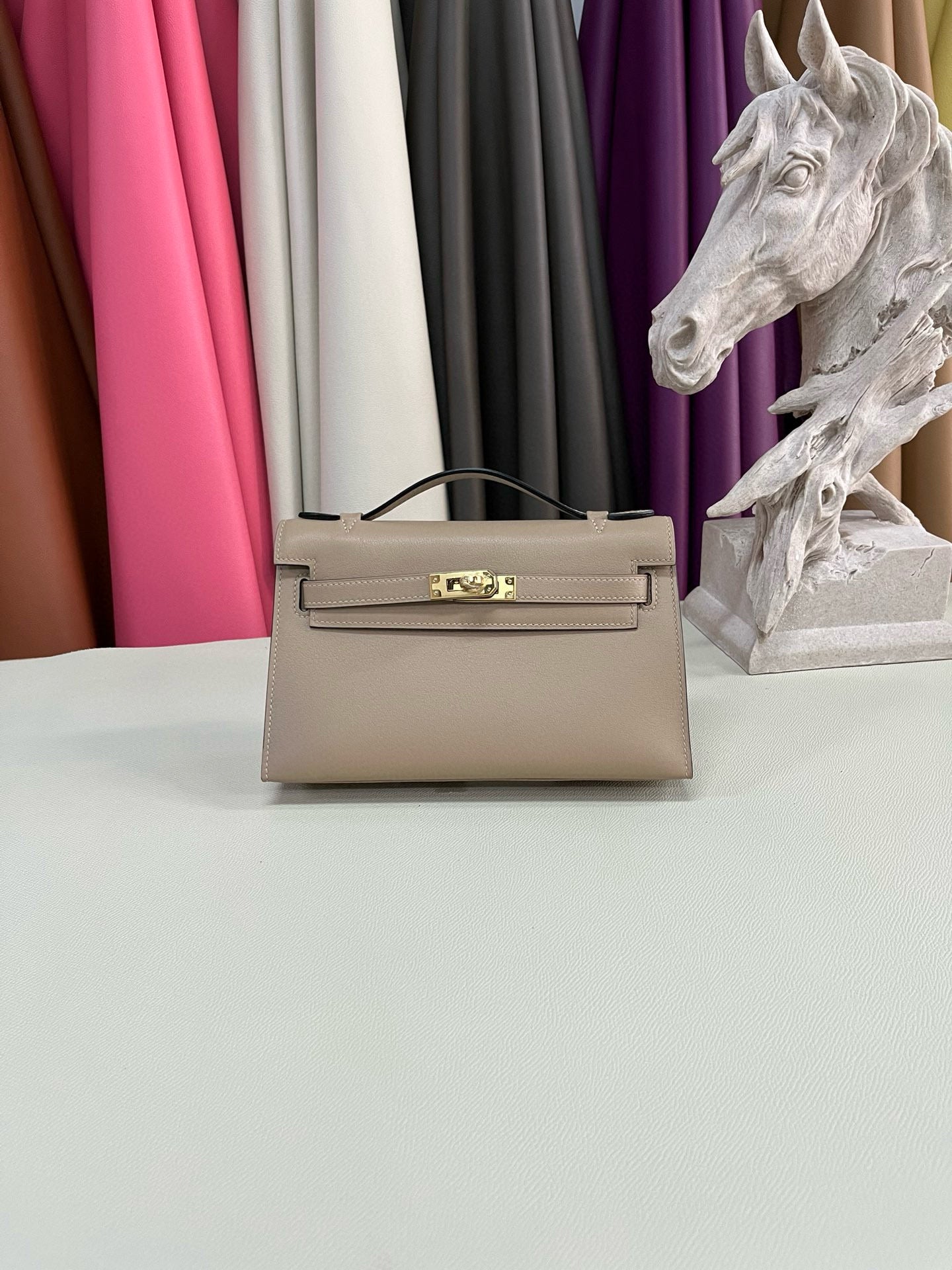 Hermes Kelly Pochette Swift