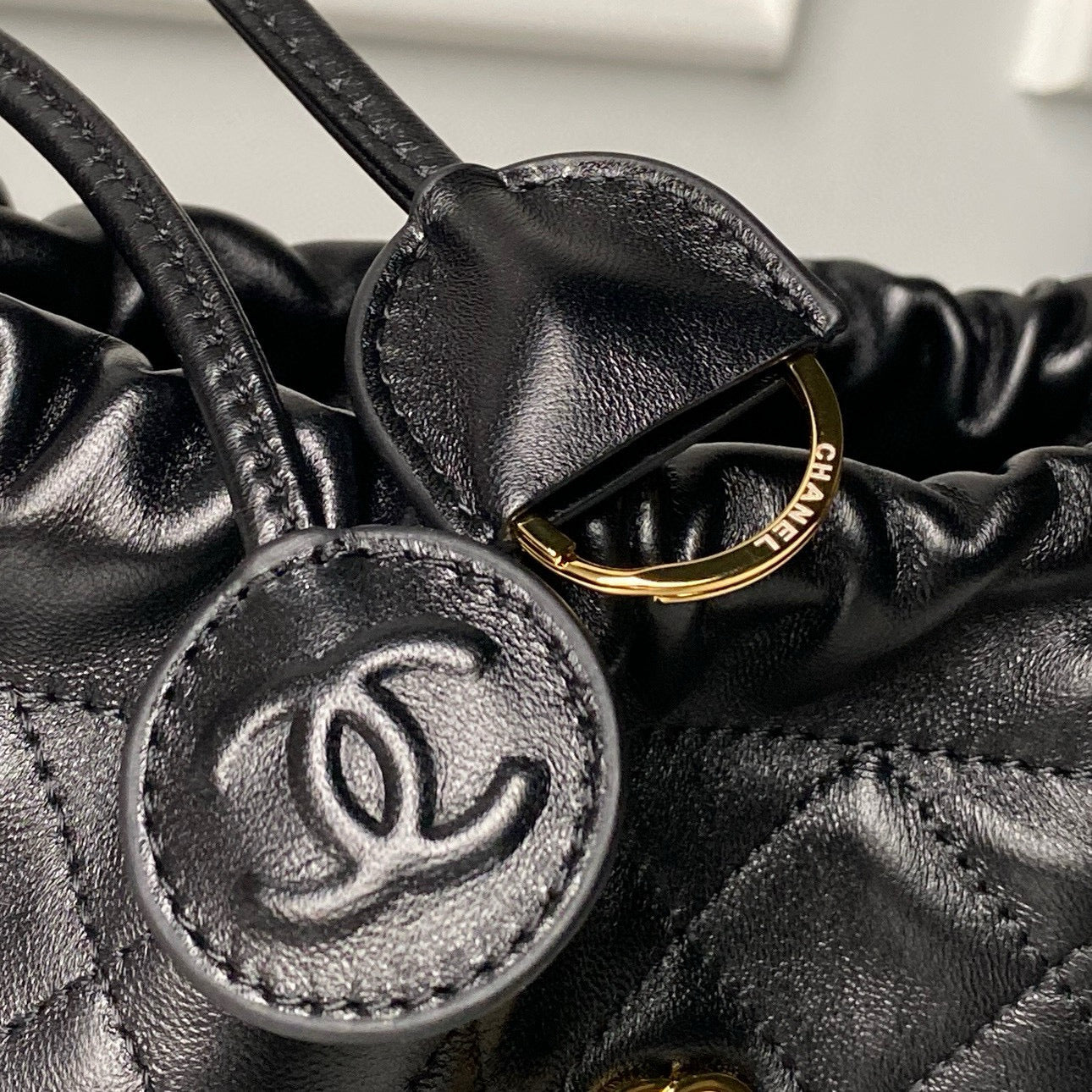 Clutch With Leather Strap