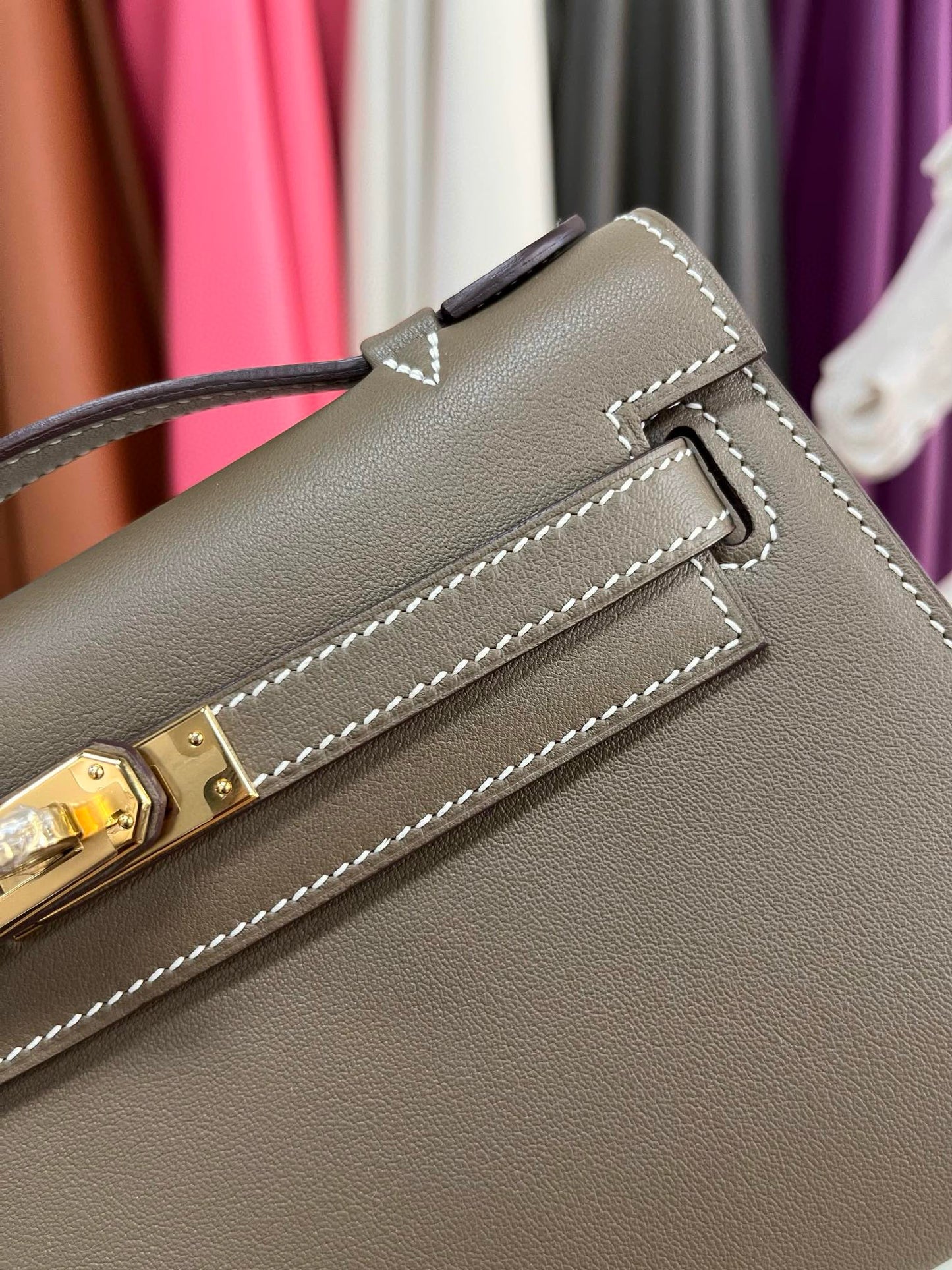 Hermes Kelly Pochette Swift