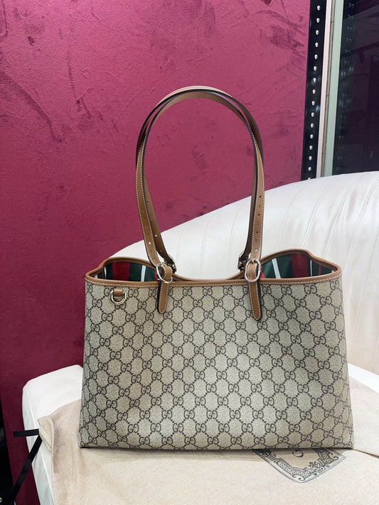 Gg Emblem Large Tote Bag