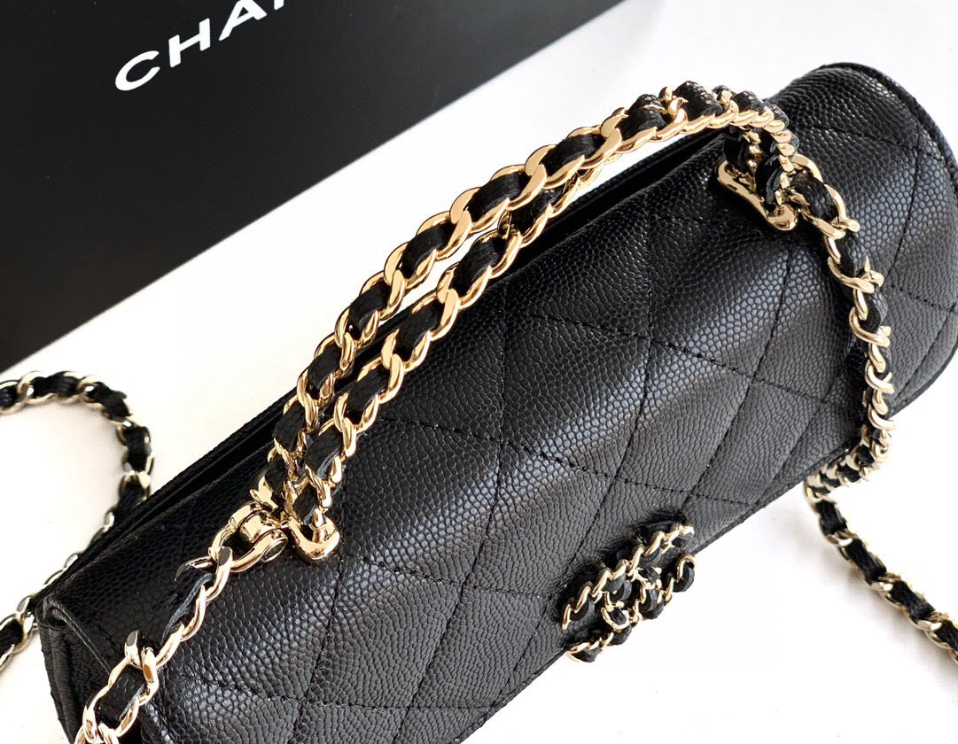Chanel Flap Phone Holder With Chain