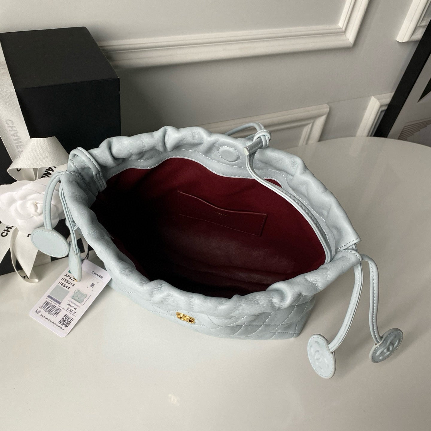 Clutch With Leather Strap