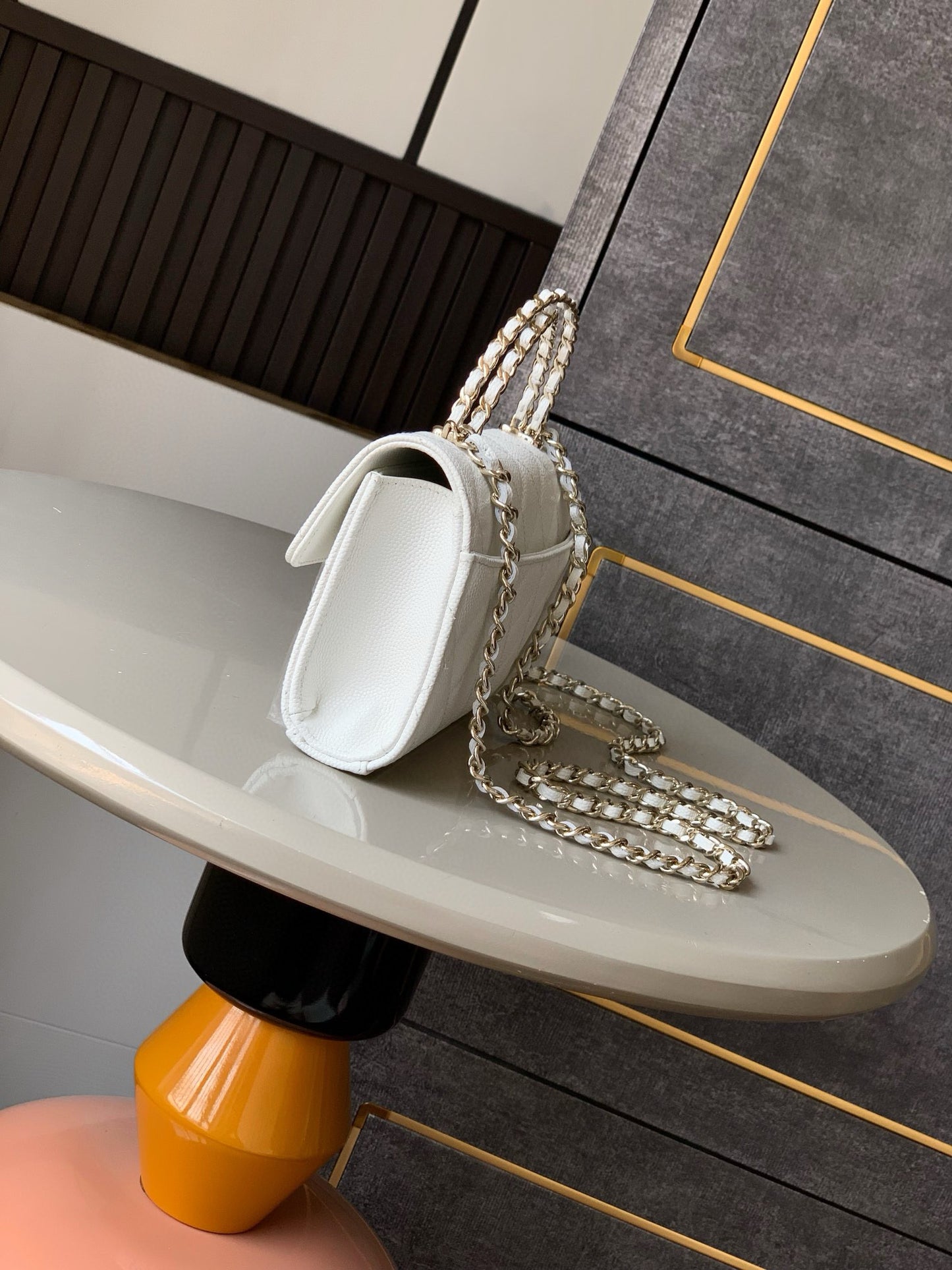 Chanel Flap Phone Holder With Chain