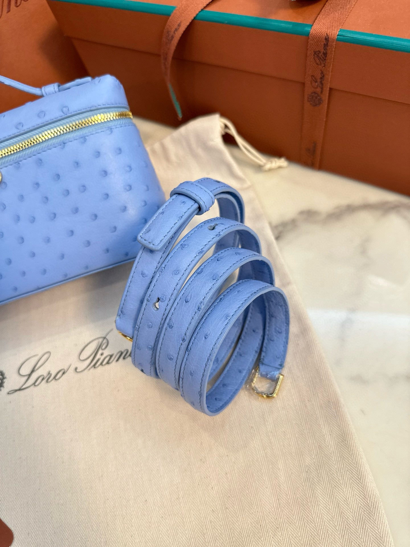 Loro Piana Extra Pocket L19 Ostrich