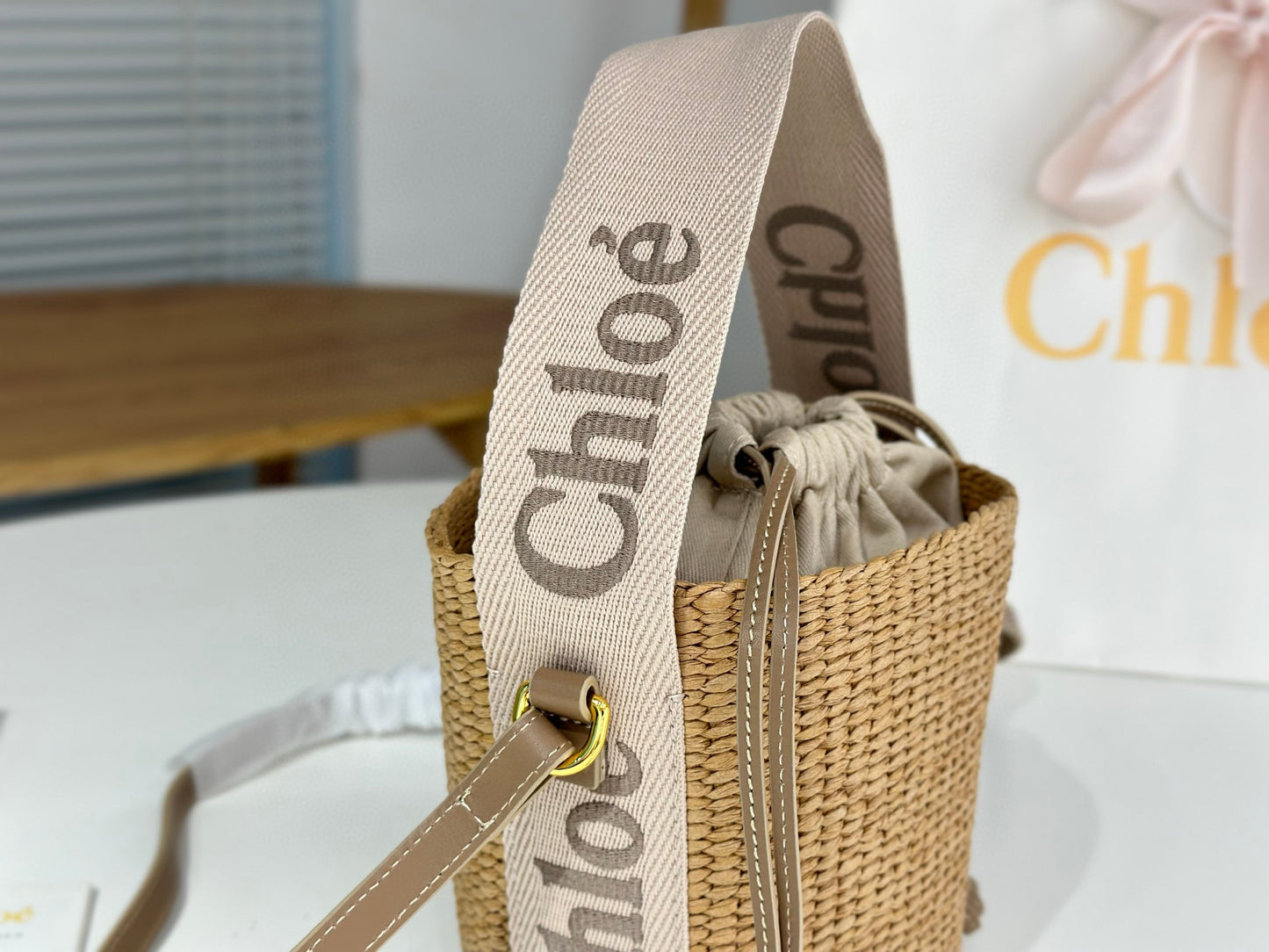 Chloe Small Woody Tote Bag