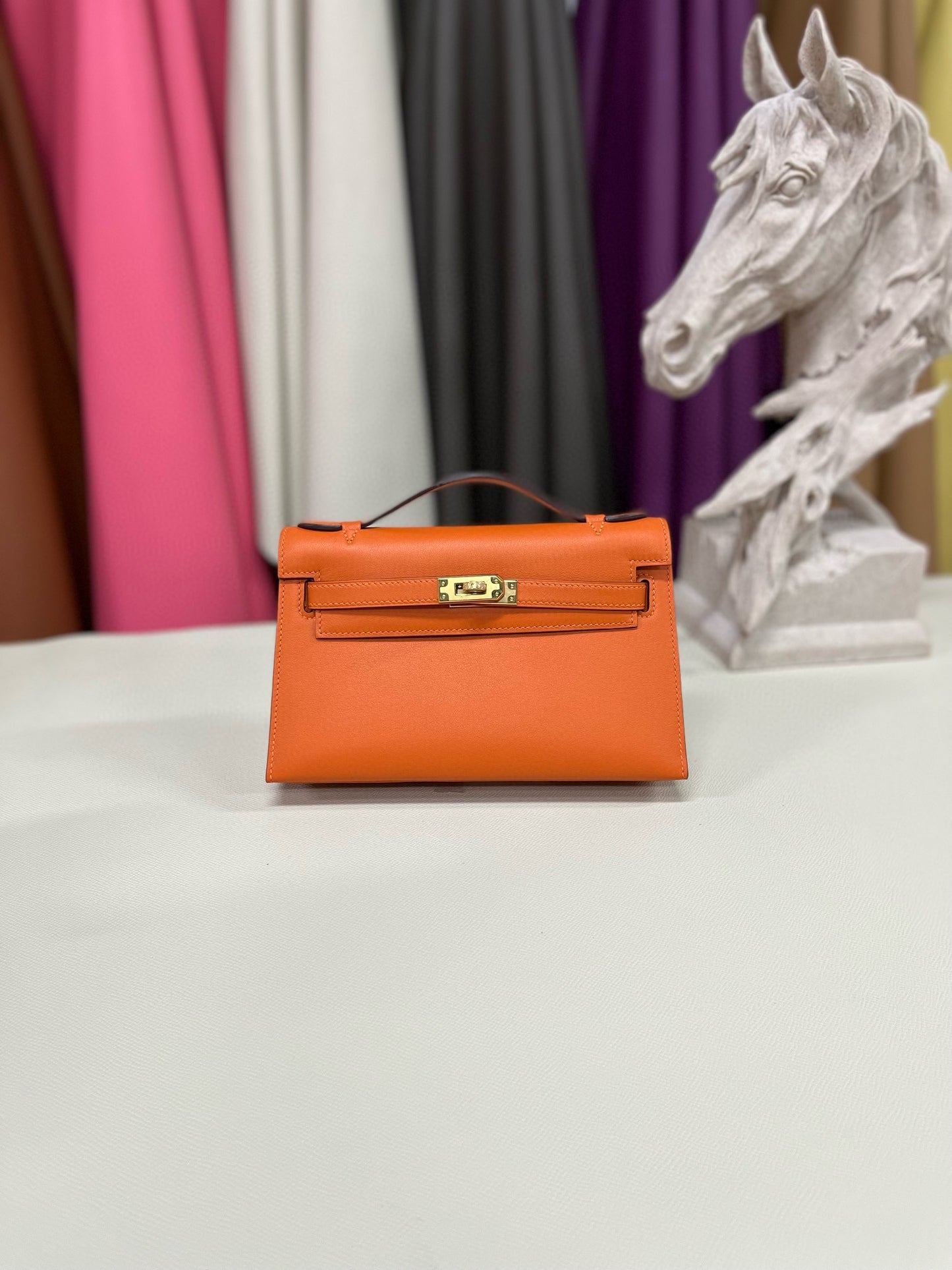 Hermes Kelly Pochette Swift