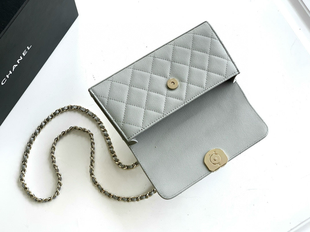 Chanel Flap Phone Holder With Chain