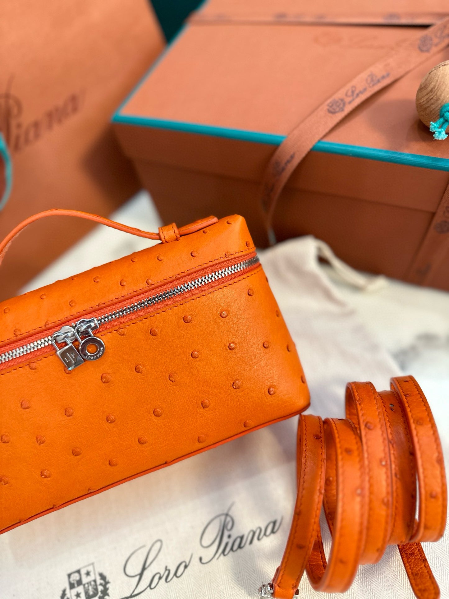 Loro Piana Extra Pocket L19 Ostrich