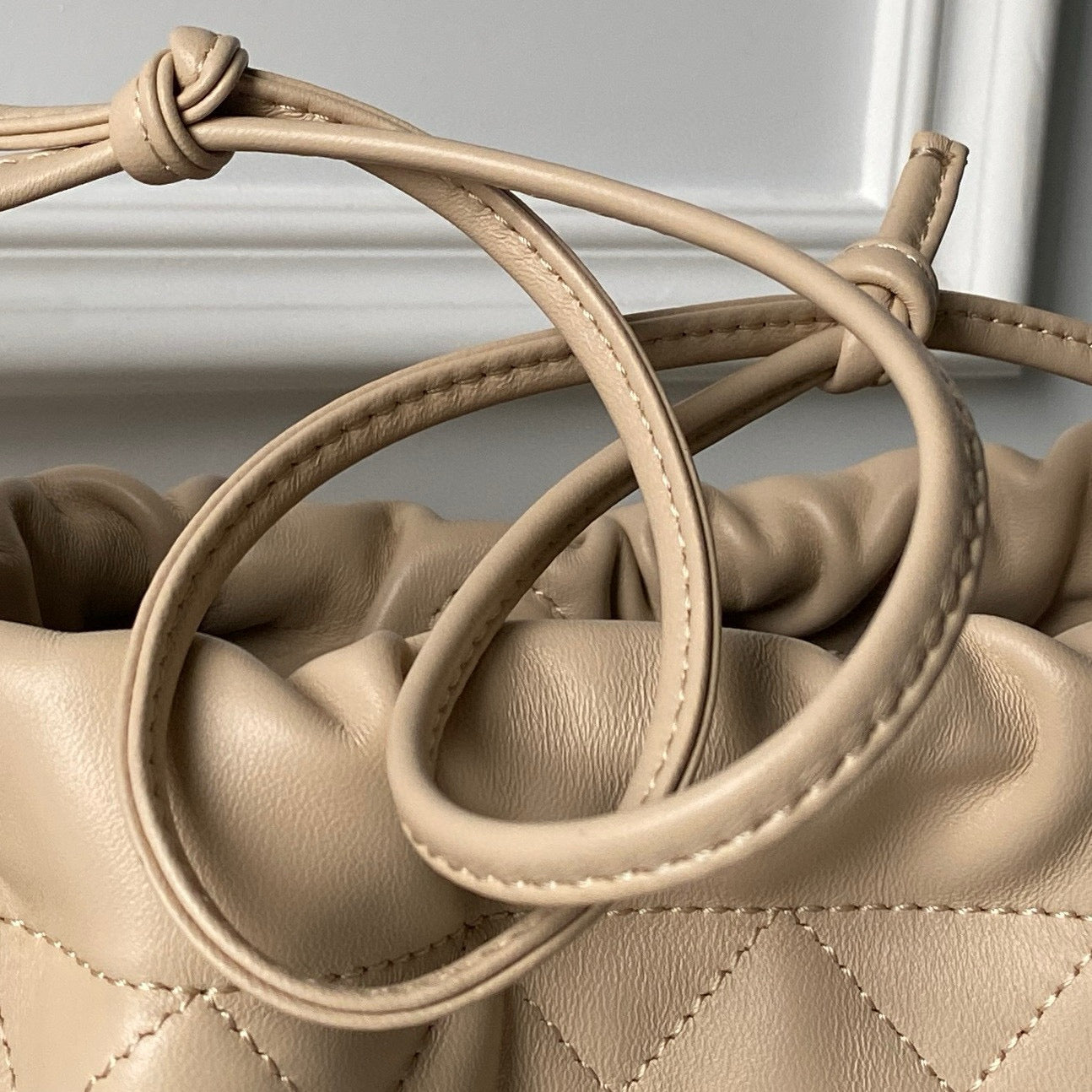 Clutch With Leather Strap