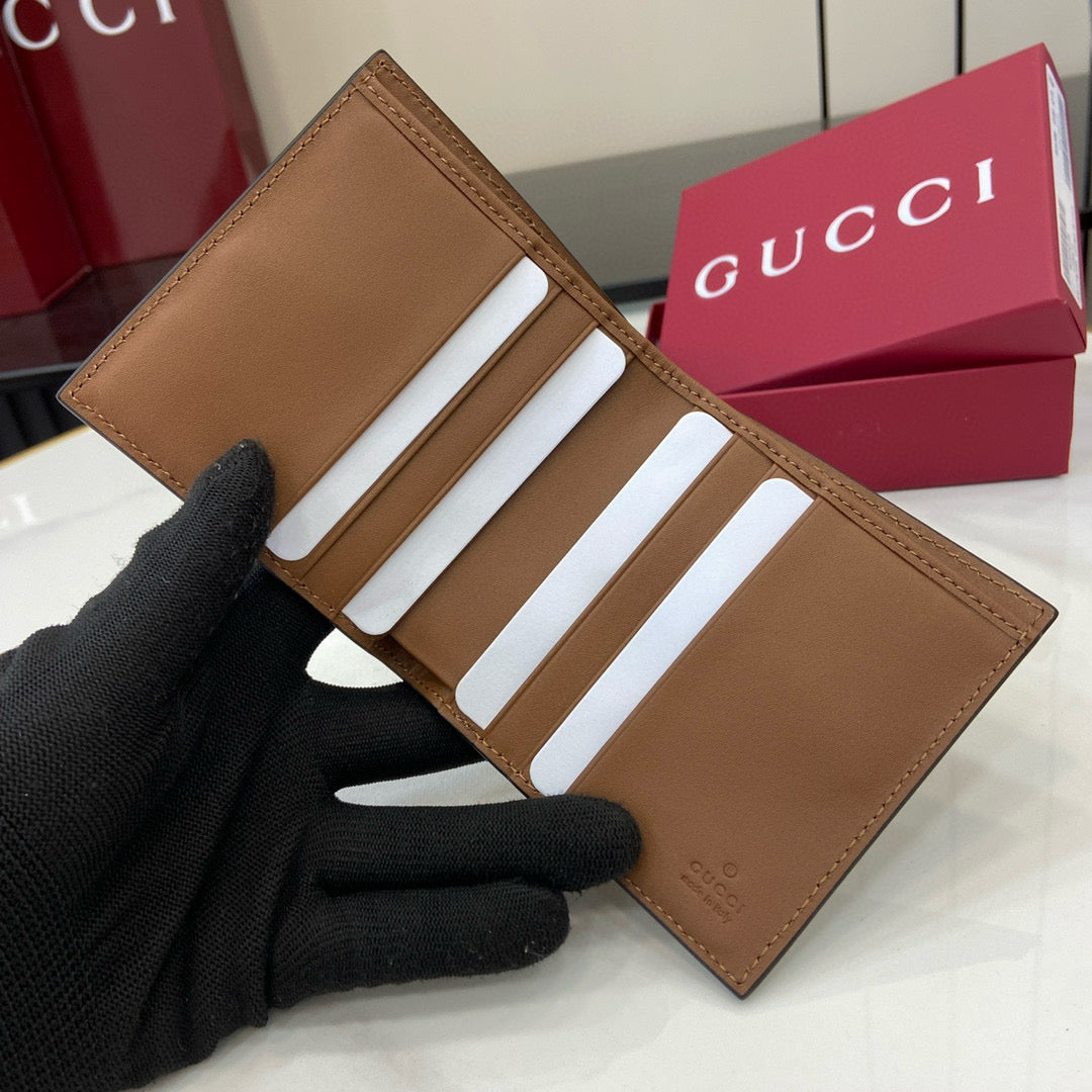Gucci Gg Emblem Bi-Fold Wallet