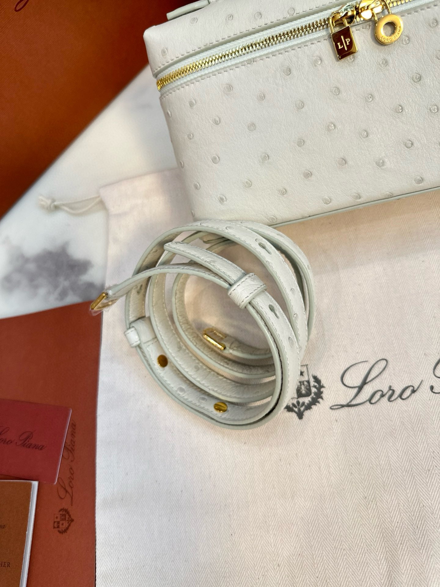 Loro Piana Extra Pocket L19 Ostrich