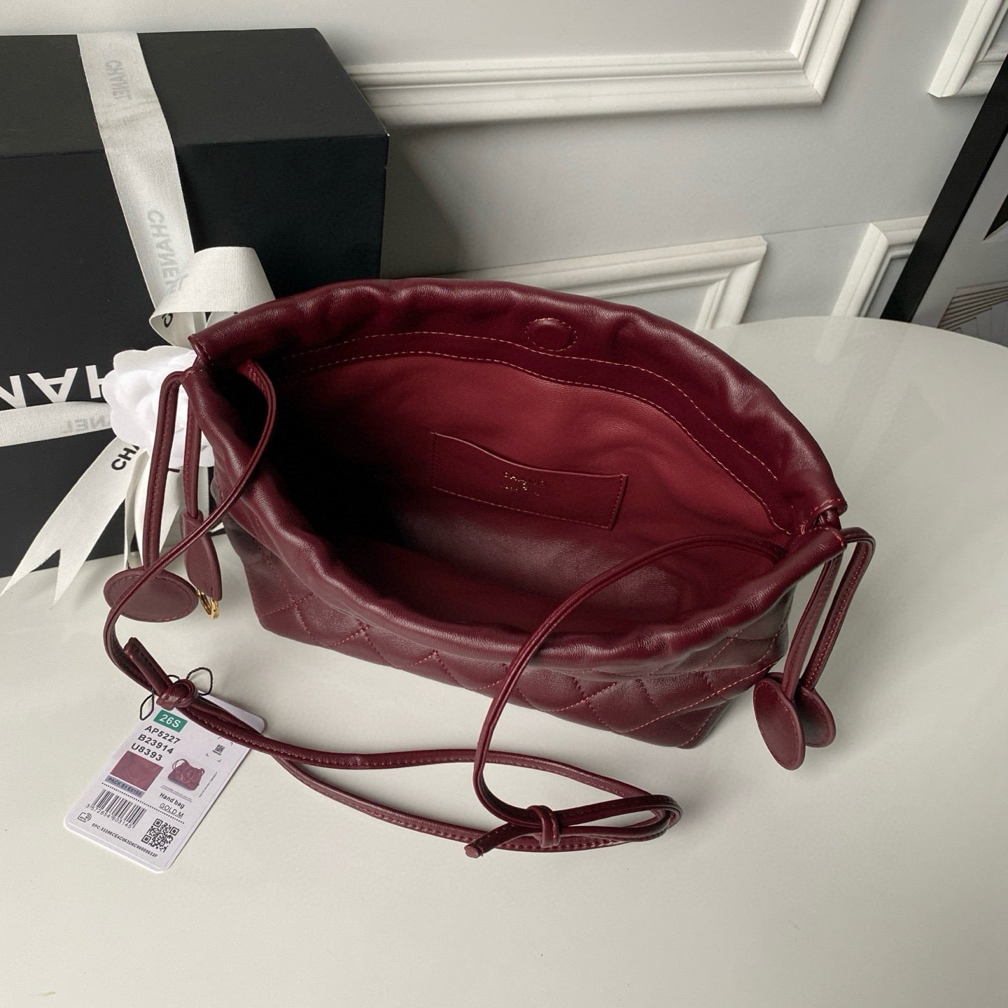 Clutch With Leather Strap