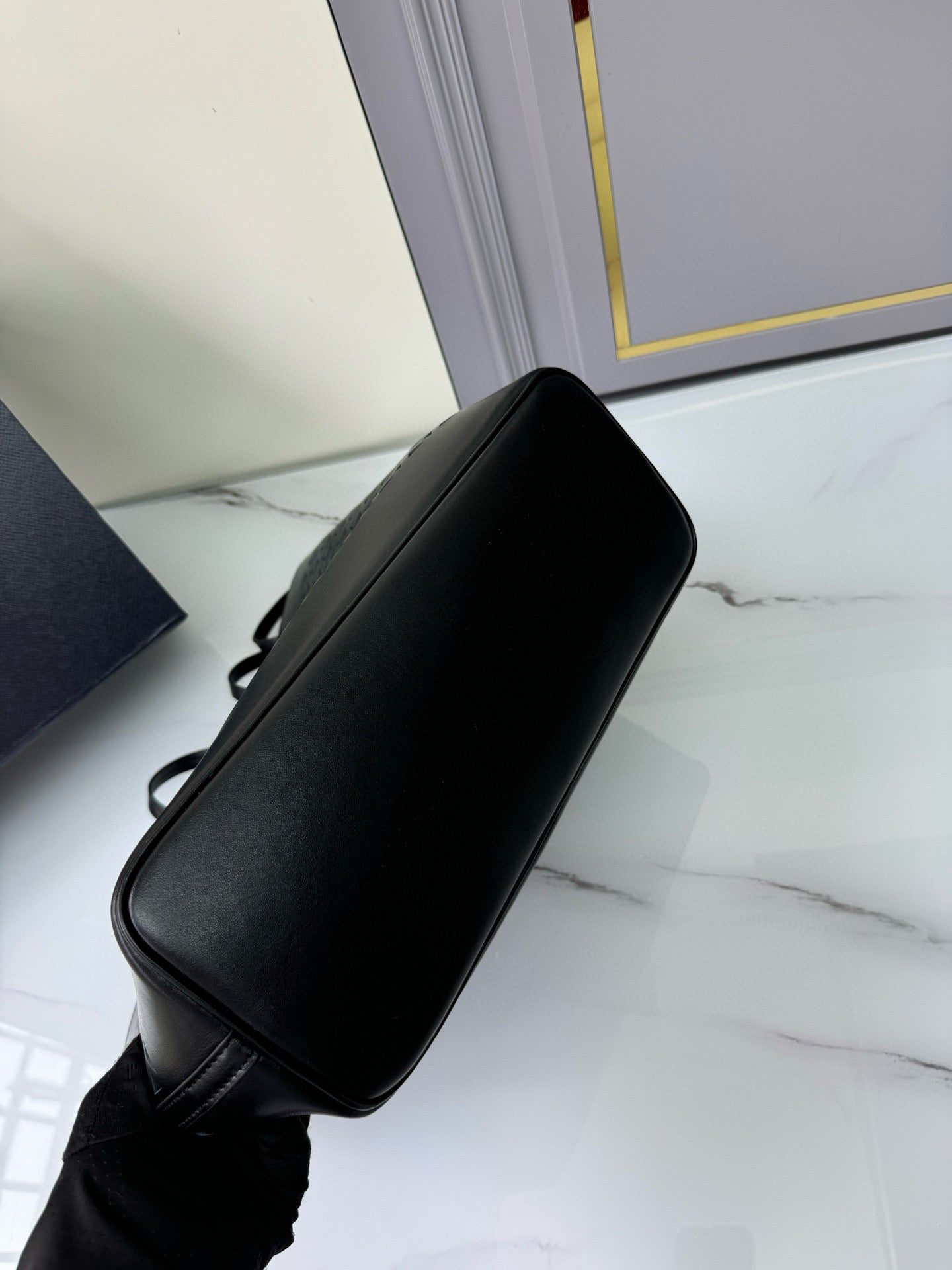 Prada Perforated Leather Tote Bag