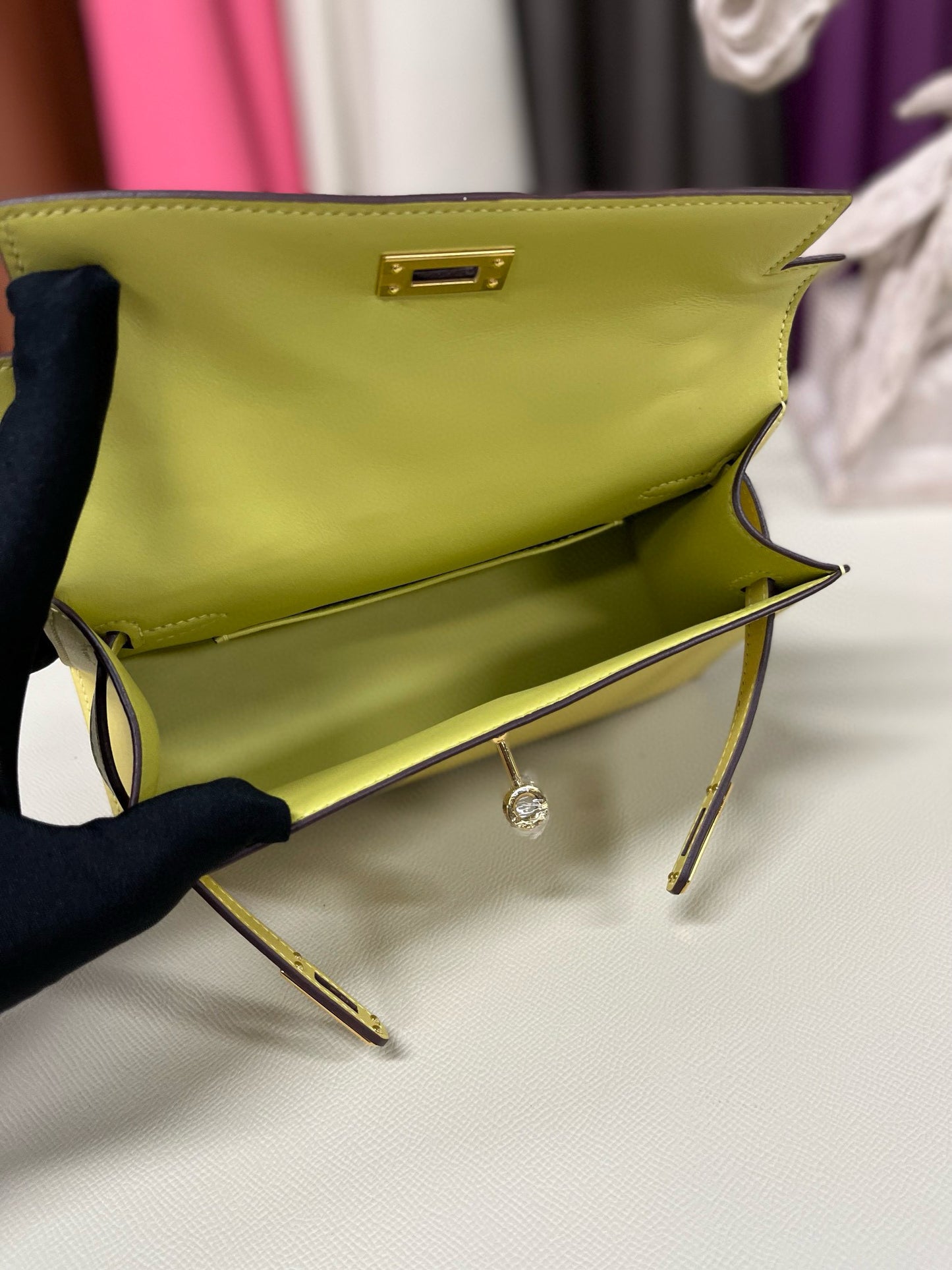 Hermes Kelly Pochette Swift