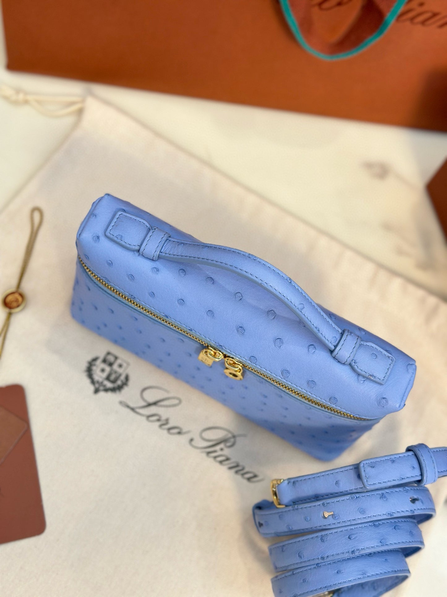 Loro Piana Extra Pocket L19 Ostrich