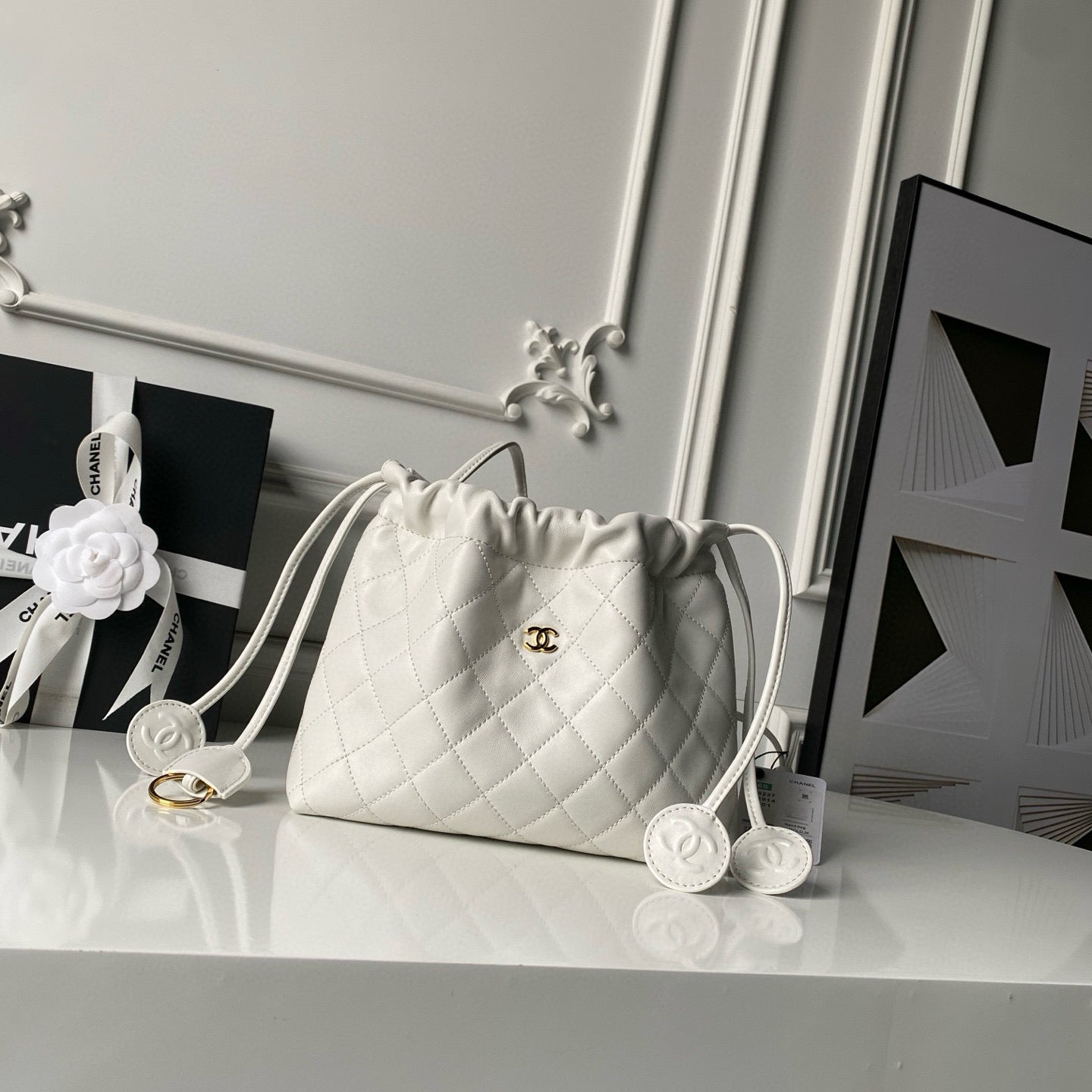 Clutch With Leather Strap