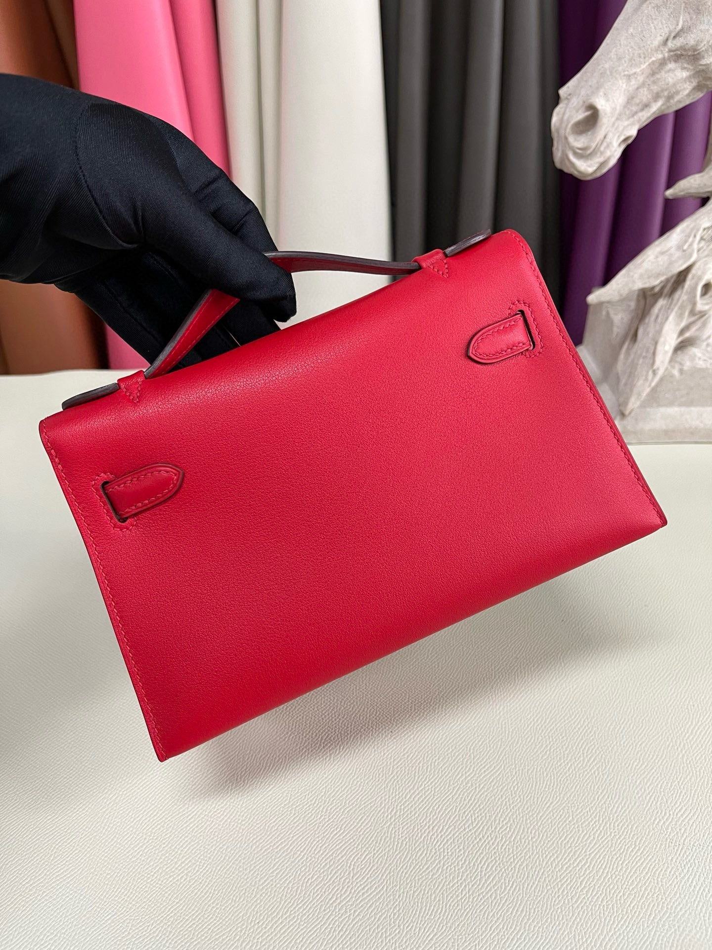 Hermes Kelly Pochette Swift