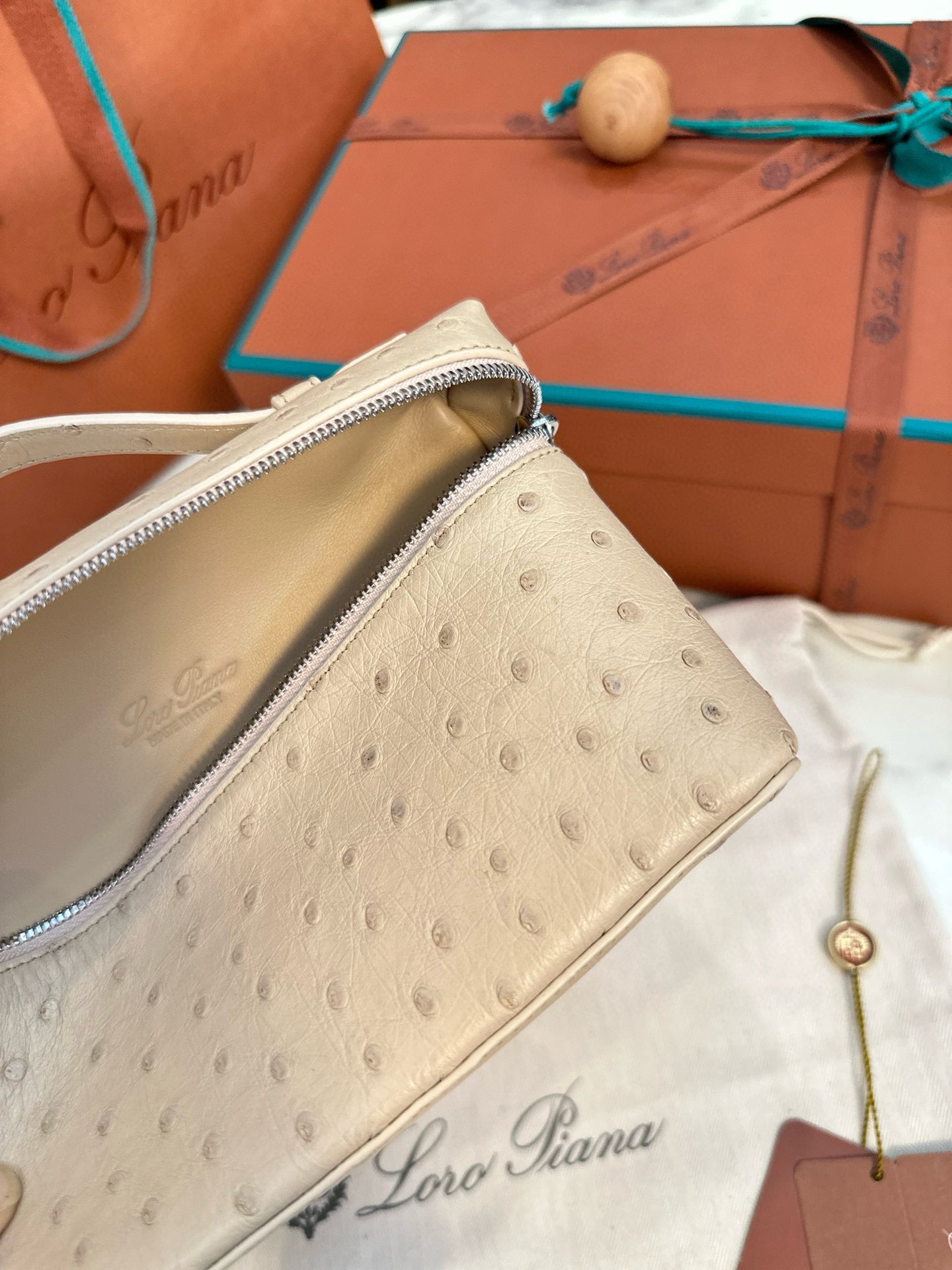 Loro Piana Extra Pocket L19 Ostrich