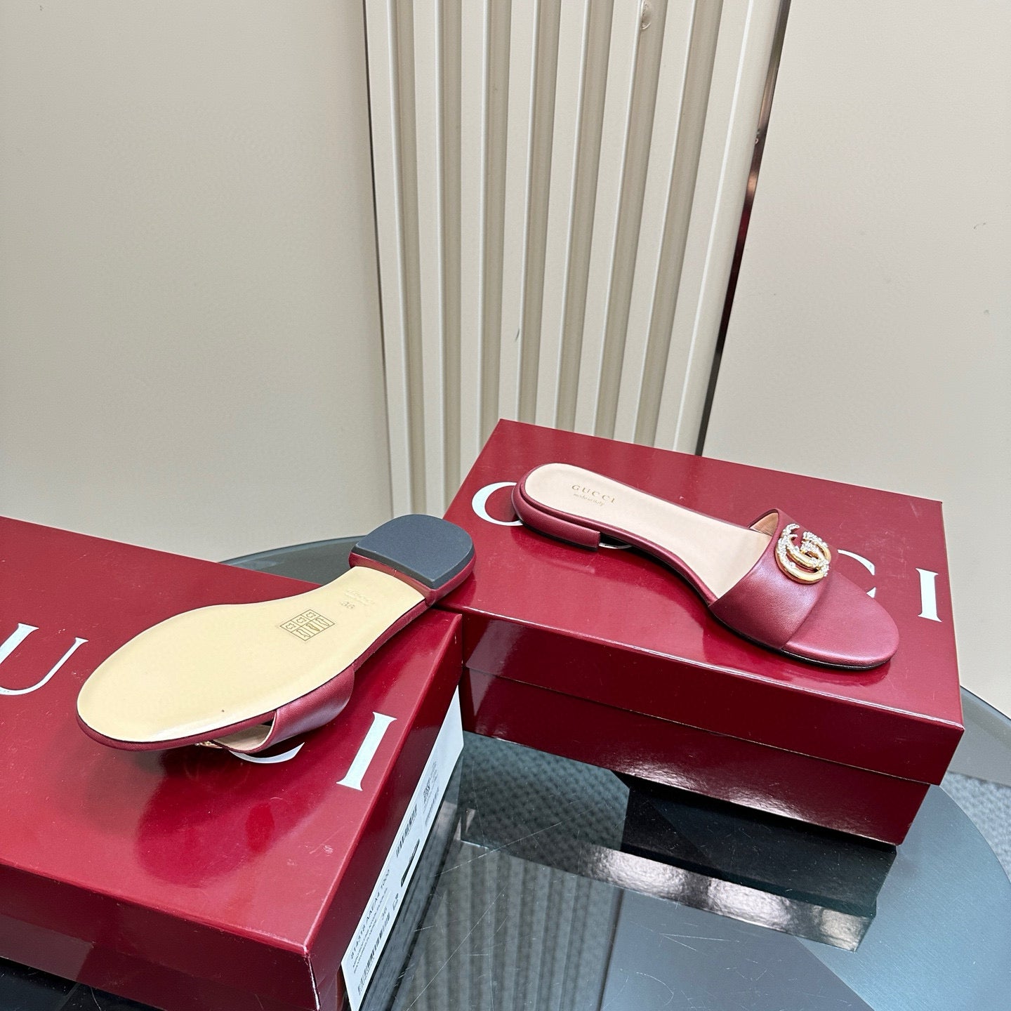 Gucci Gg Pearl Slipper