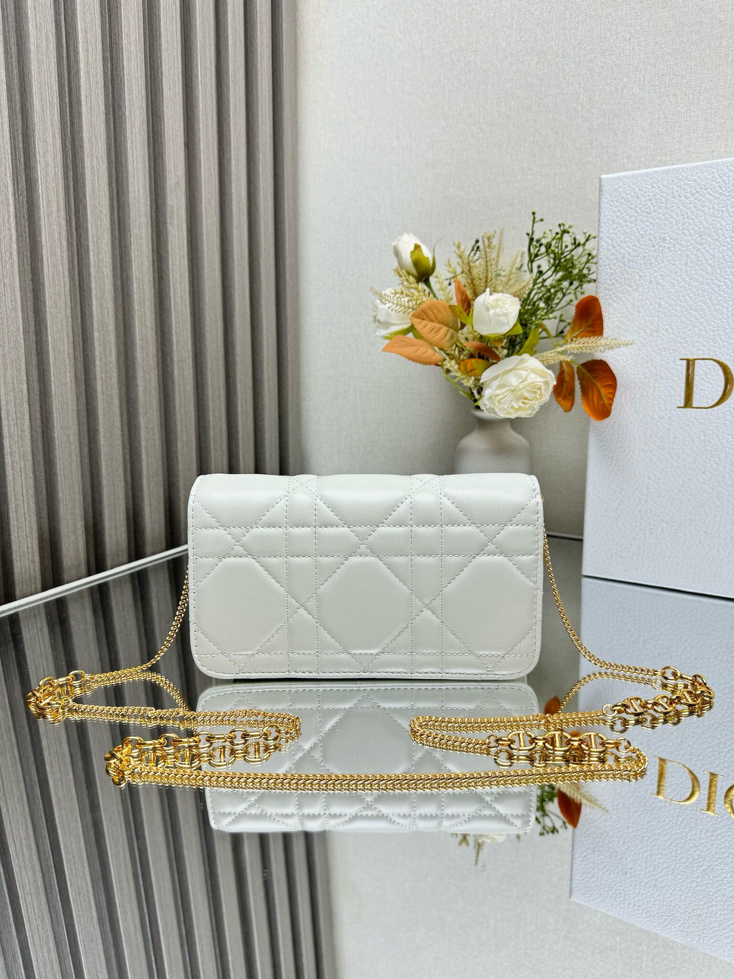 Christian Dior Miss Caro Pouch With Chain