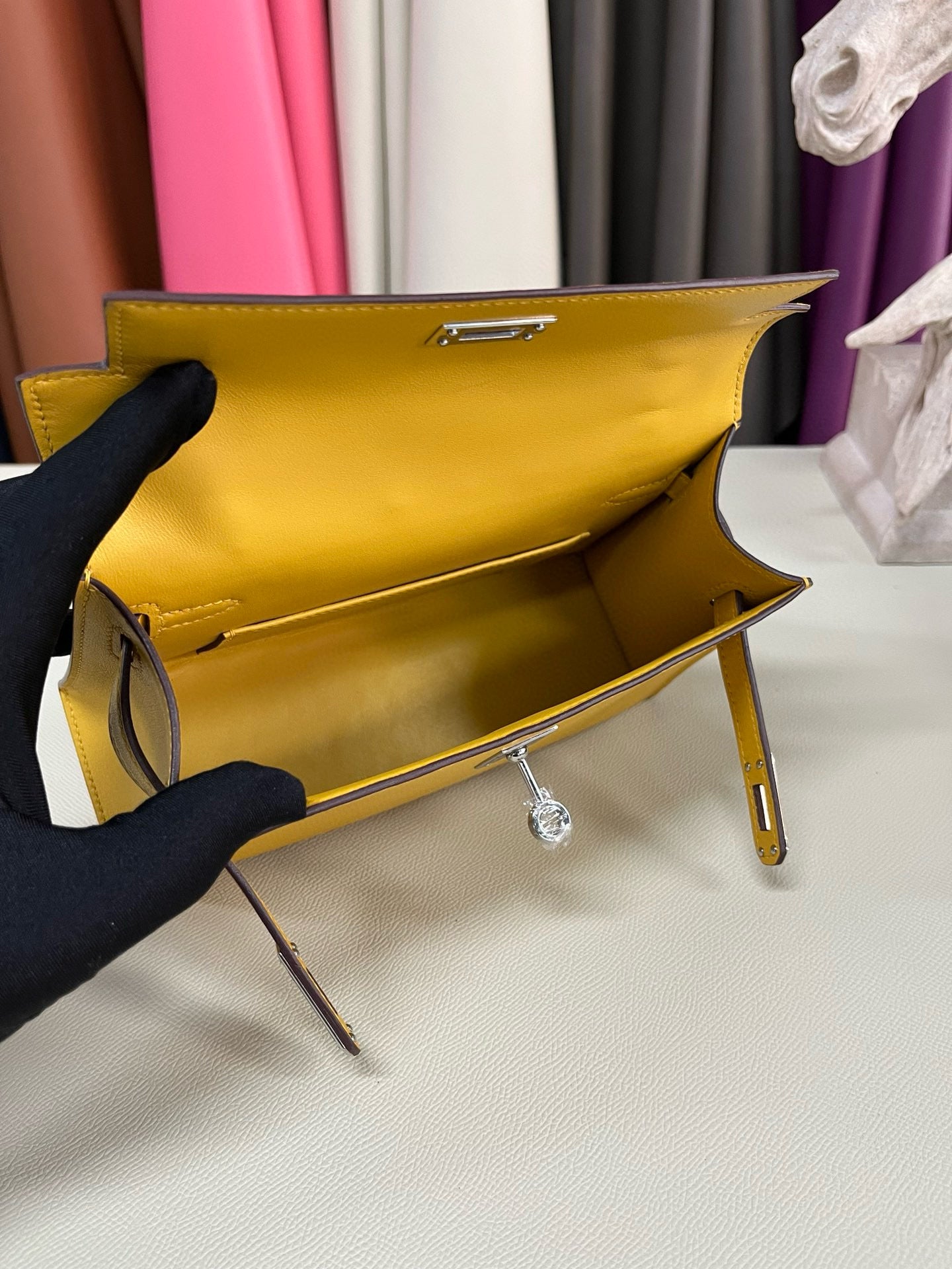 Hermes Kelly Pochette Swift