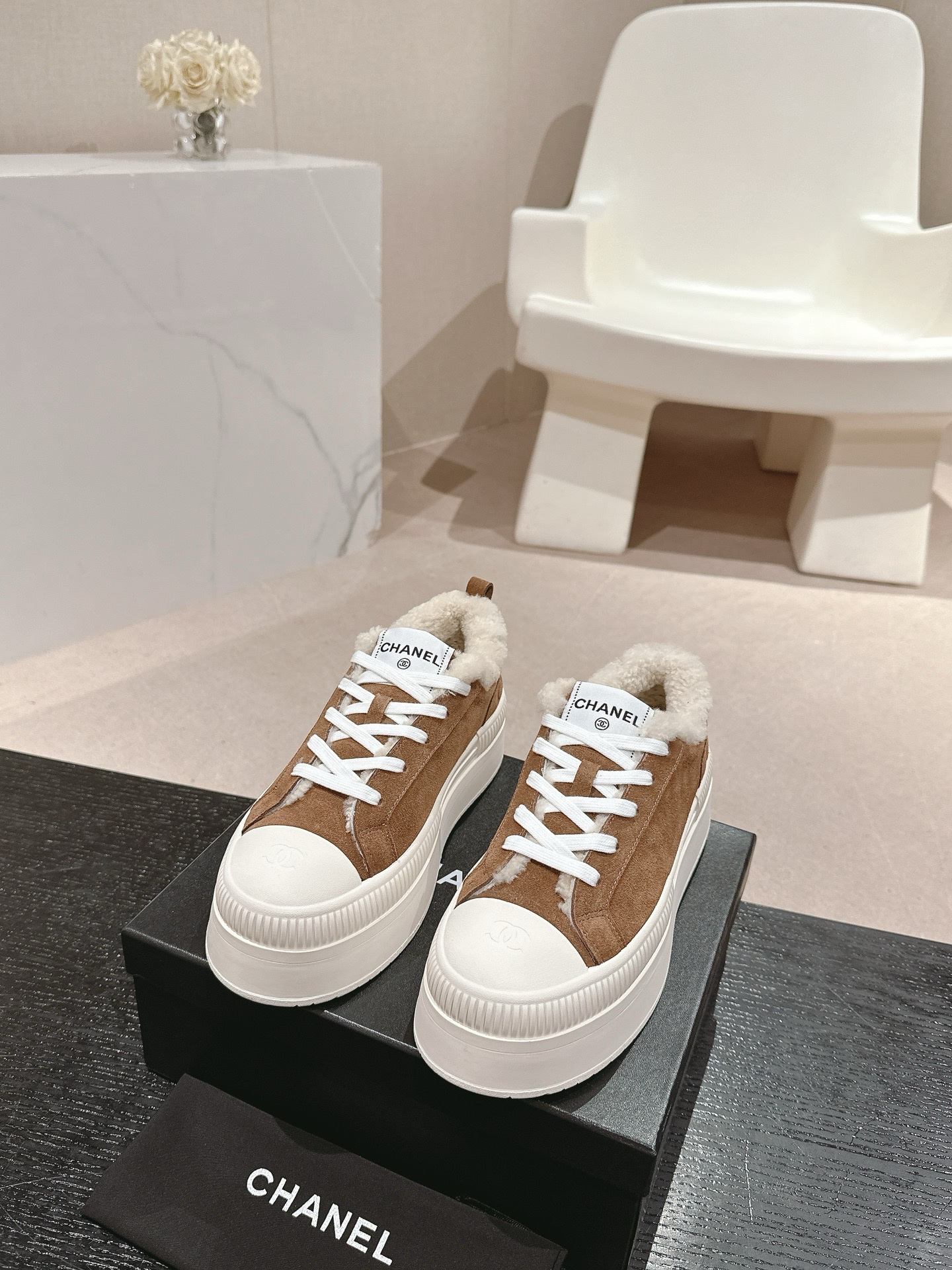 Chanel Sneaker Fur