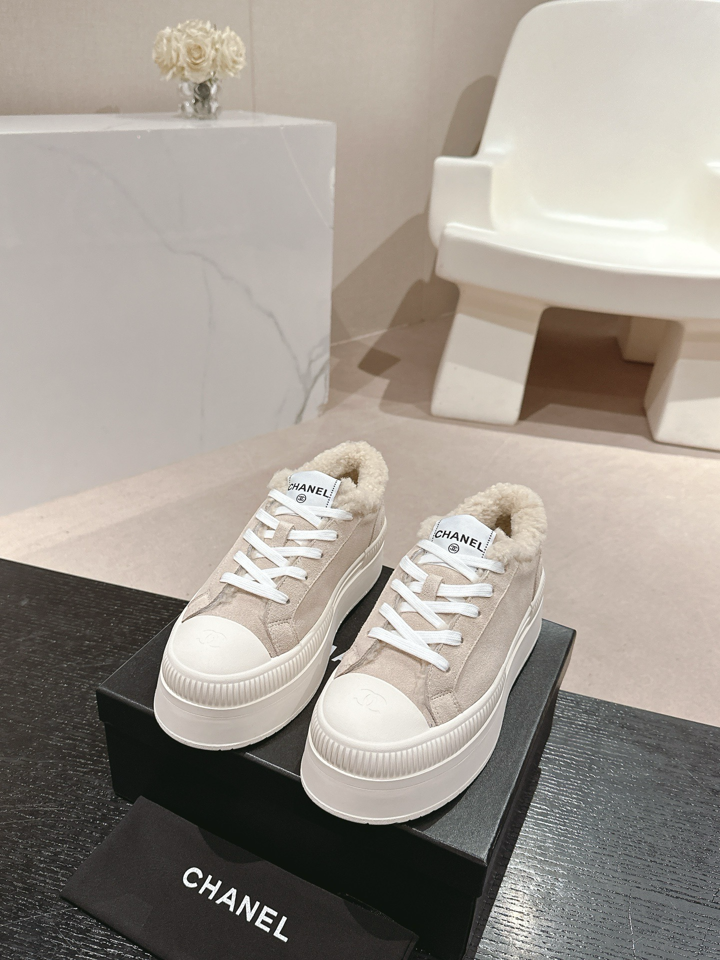 Chanel Sneaker Fur