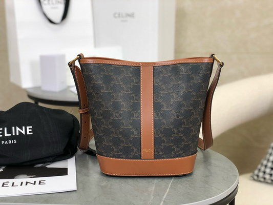 Celine Medium Bucket Triomphe