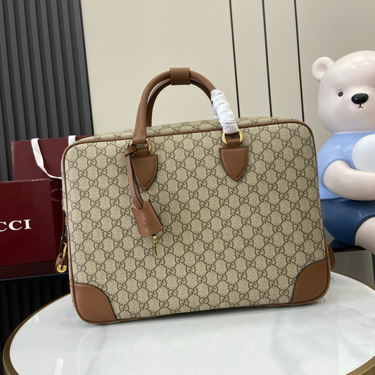 Gucci Gg Emblem Medium Briefcase