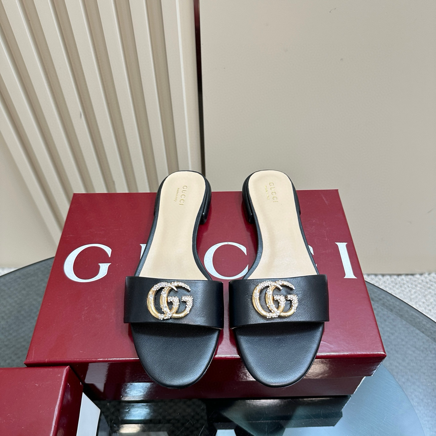Gucci Gg Pearl Slipper