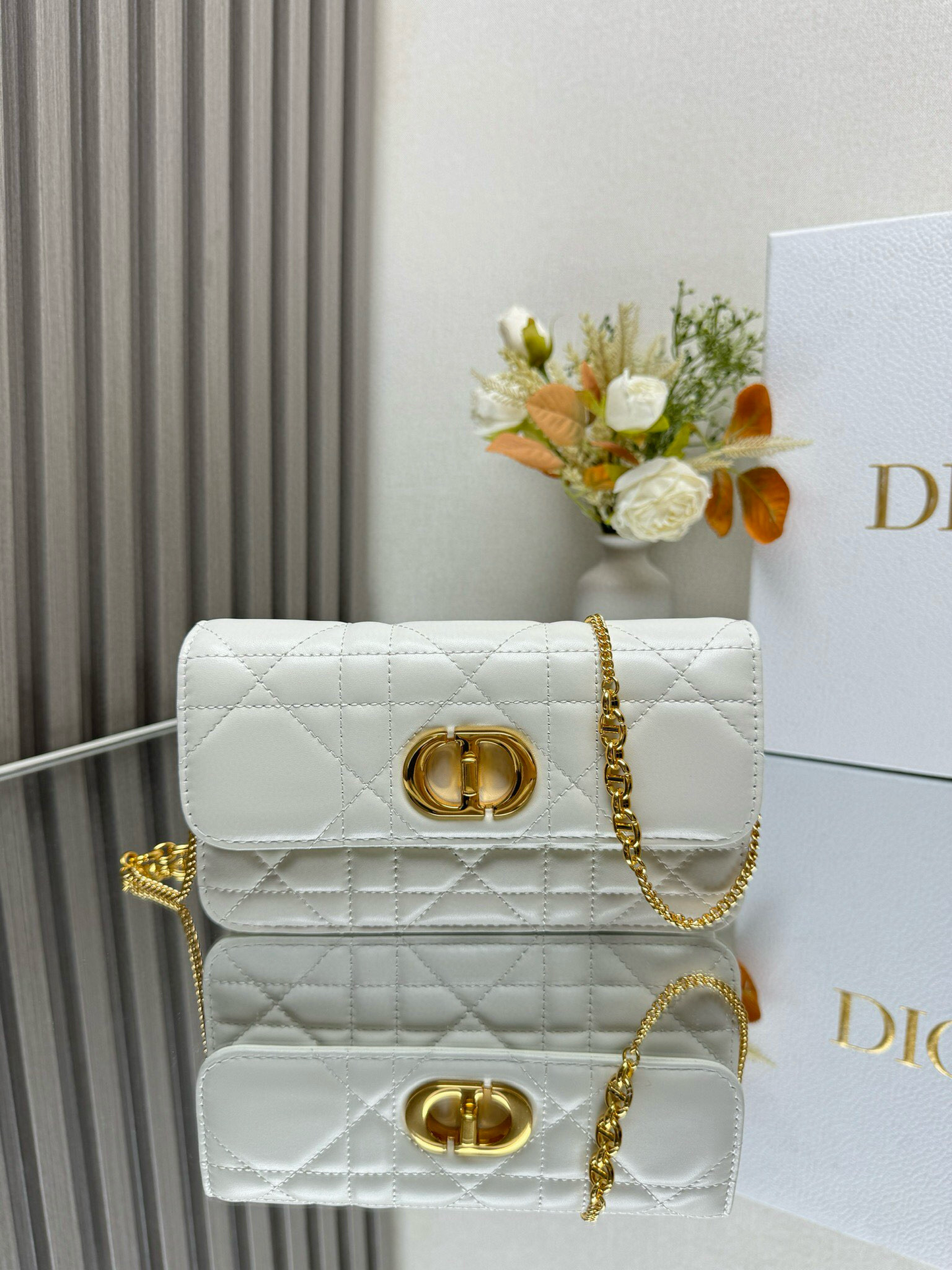 Christian Dior Miss Caro Pouch With Chain