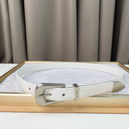 Yves Saint Laurent Folk Buckle Belt