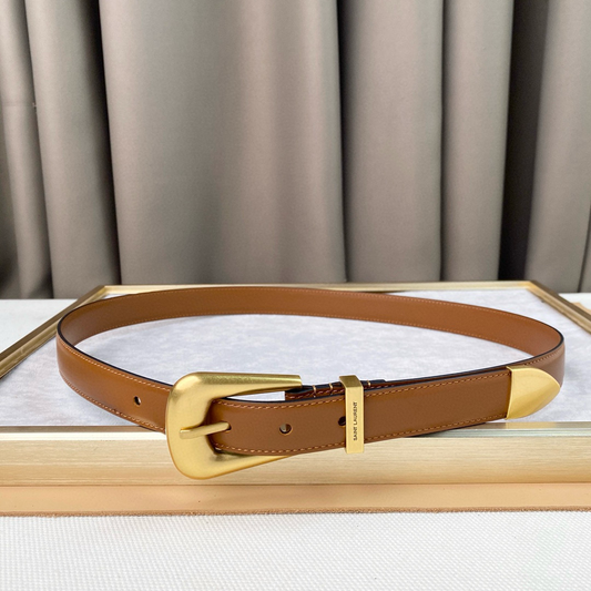 Yves Saint Laurent Folk Buckle Belt